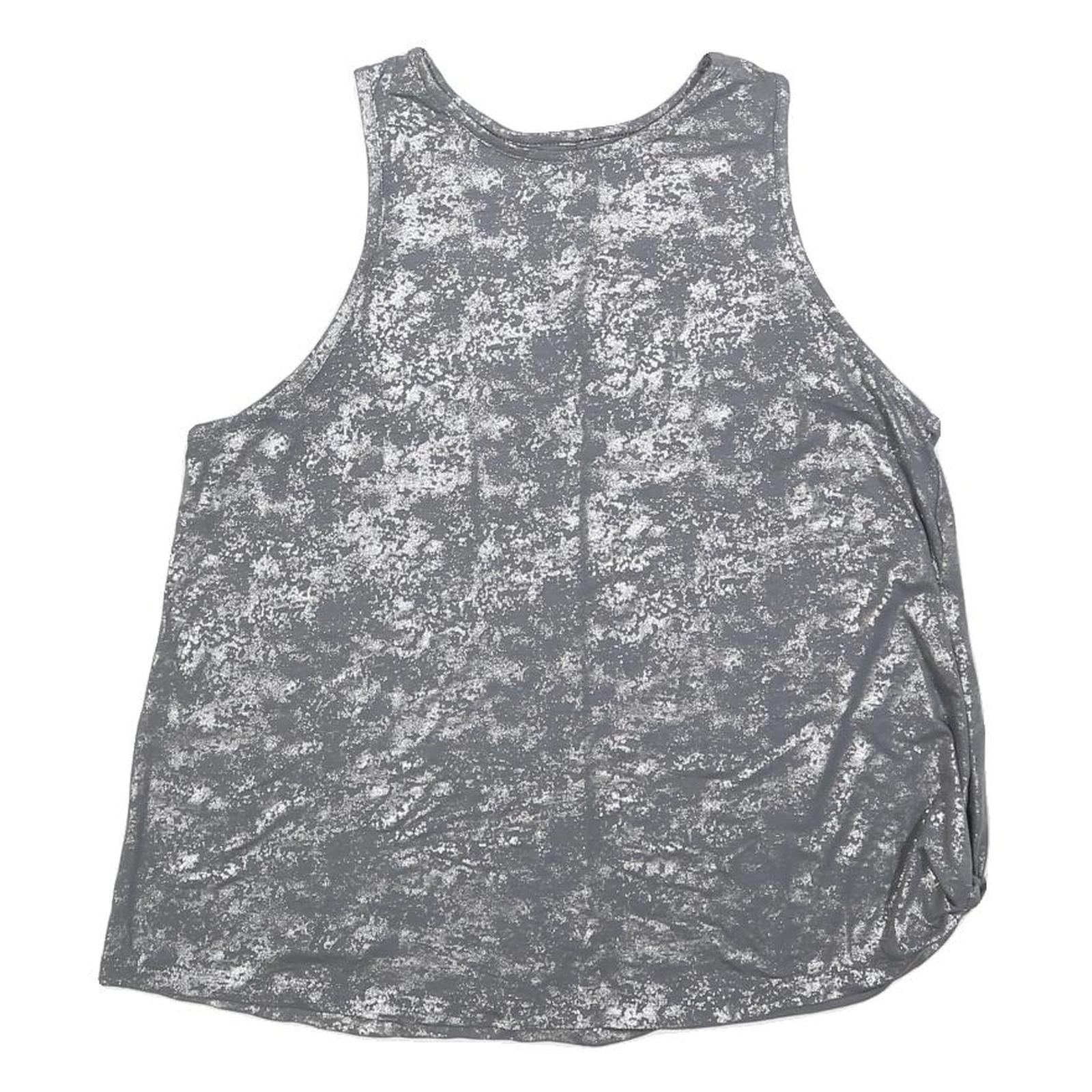 ALL IN MOTION Womens Grey Printed Sleeveless Top M Activewear Lightweight Refurbished - N/A refurbished available on Cerqular