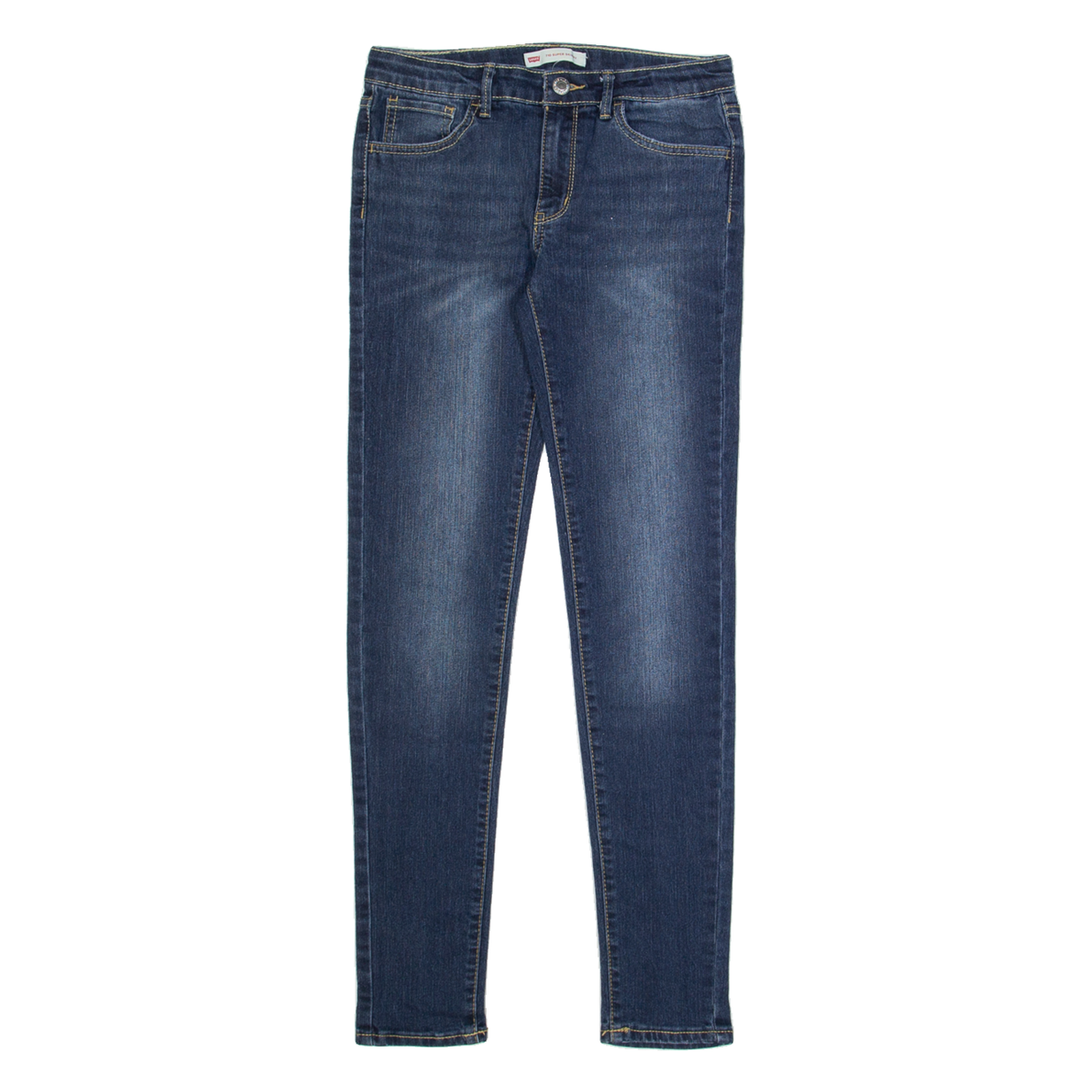 LEVI'S 710 Womens Jeans Blue Regular Skinny Stone Wash W28 L29 Refurbished - N/A refurbished available on Cerqular