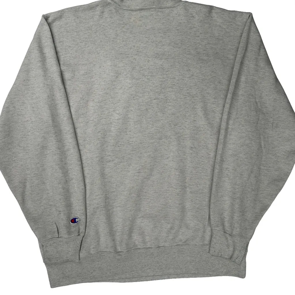 Osu Champion College Sweatshirt - XL Grey Cotton Refurbished - Thrifted (note: this is a term often used to describe second- refurbished available on Cerqular