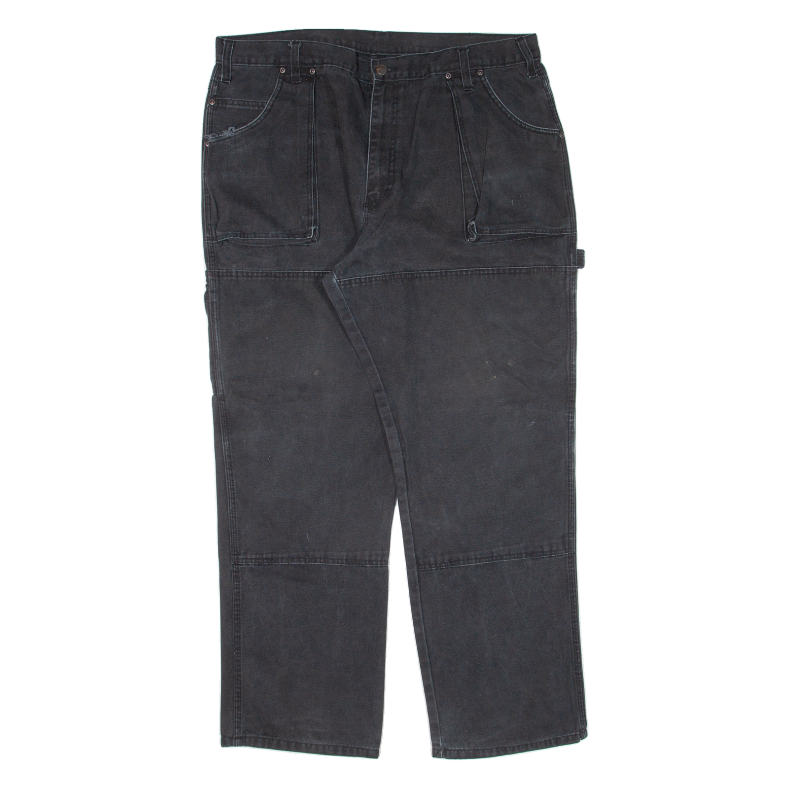 DICKIES Carpenter Double-knee Workwear Womens Trousers Black Straight W40 L29 Refurbished - N/A refurbished available on Cerqular