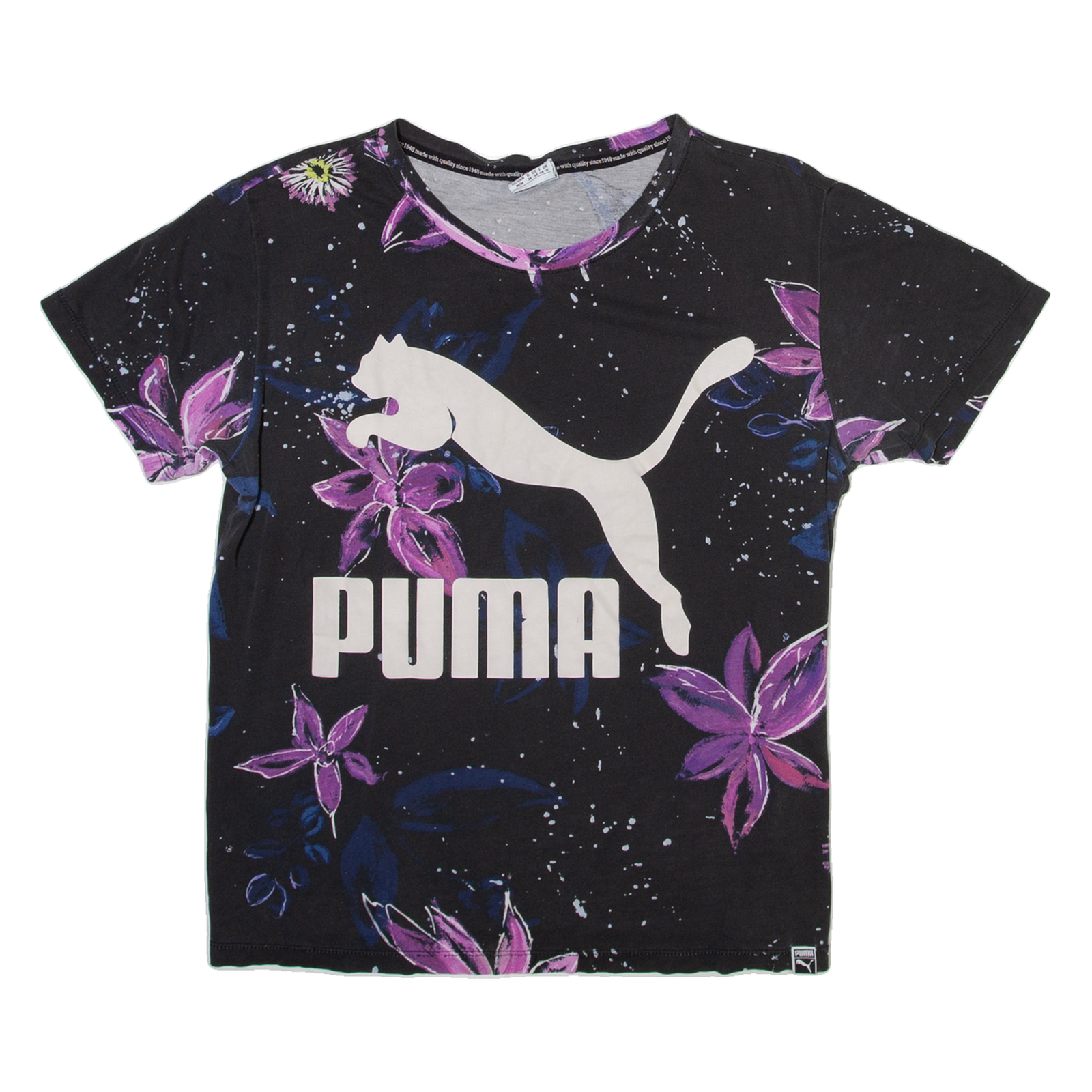 PUMA Womens T-Shirt Grey UK 12 Refurbished - N/A refurbished available on Cerqular