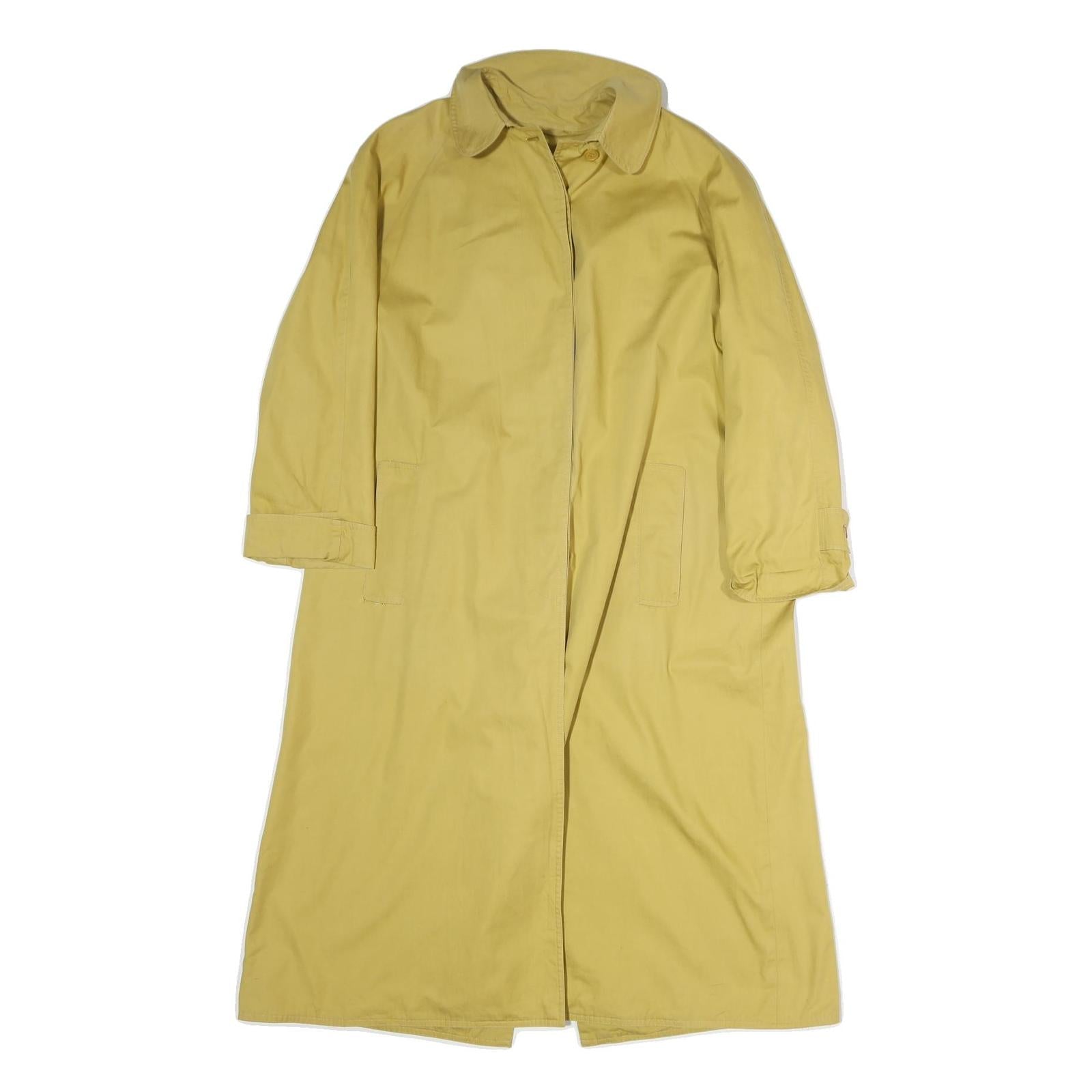 ALLEGRI Womens Yellow Cotton Long Sleeve Zip Jacket L Plain Classic Refurbished - N/A refurbished available on Cerqular