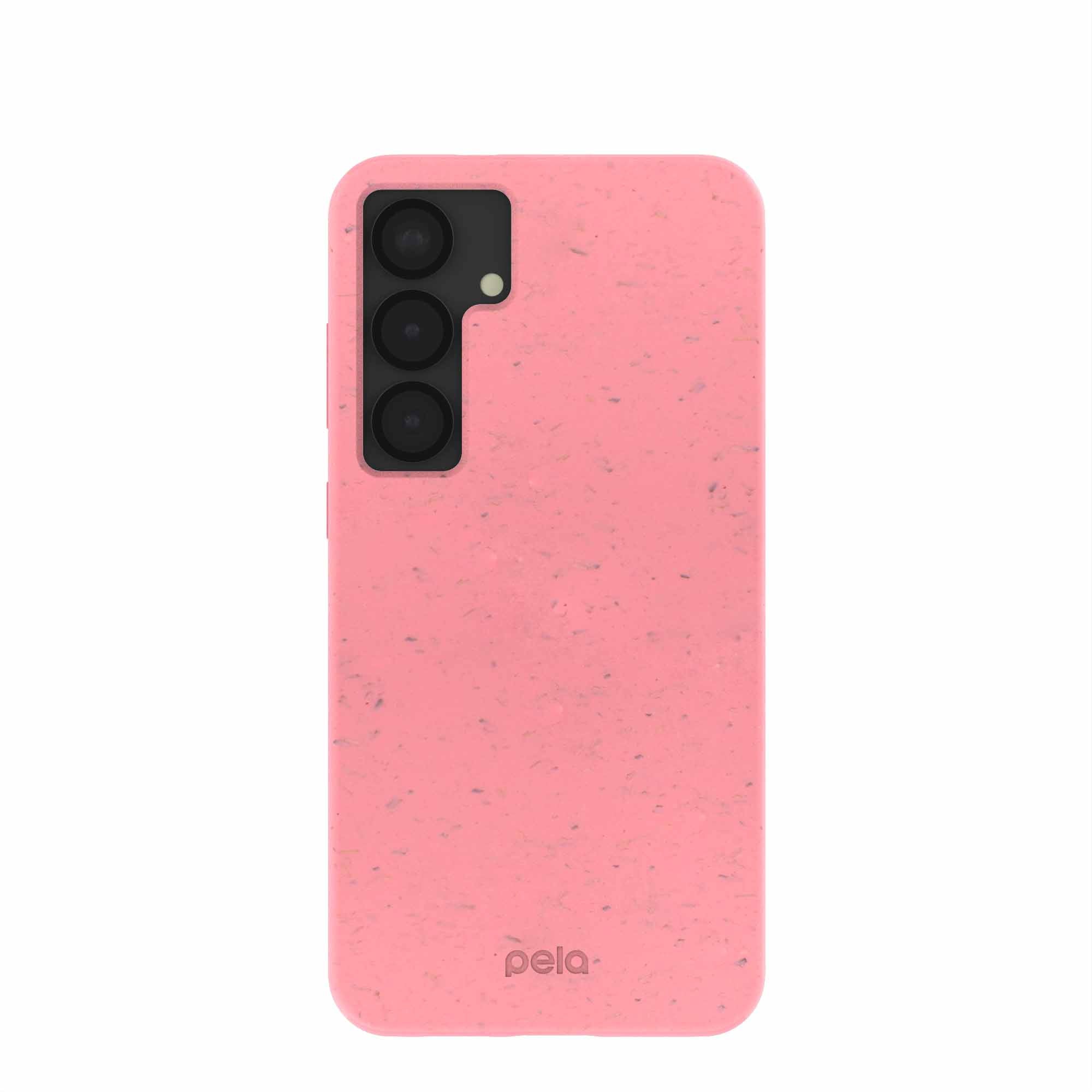 Bubblegum Pink Samsung S25+(Plus) Phone Case Refurbished - Pela Case refurbished available on Cerqular