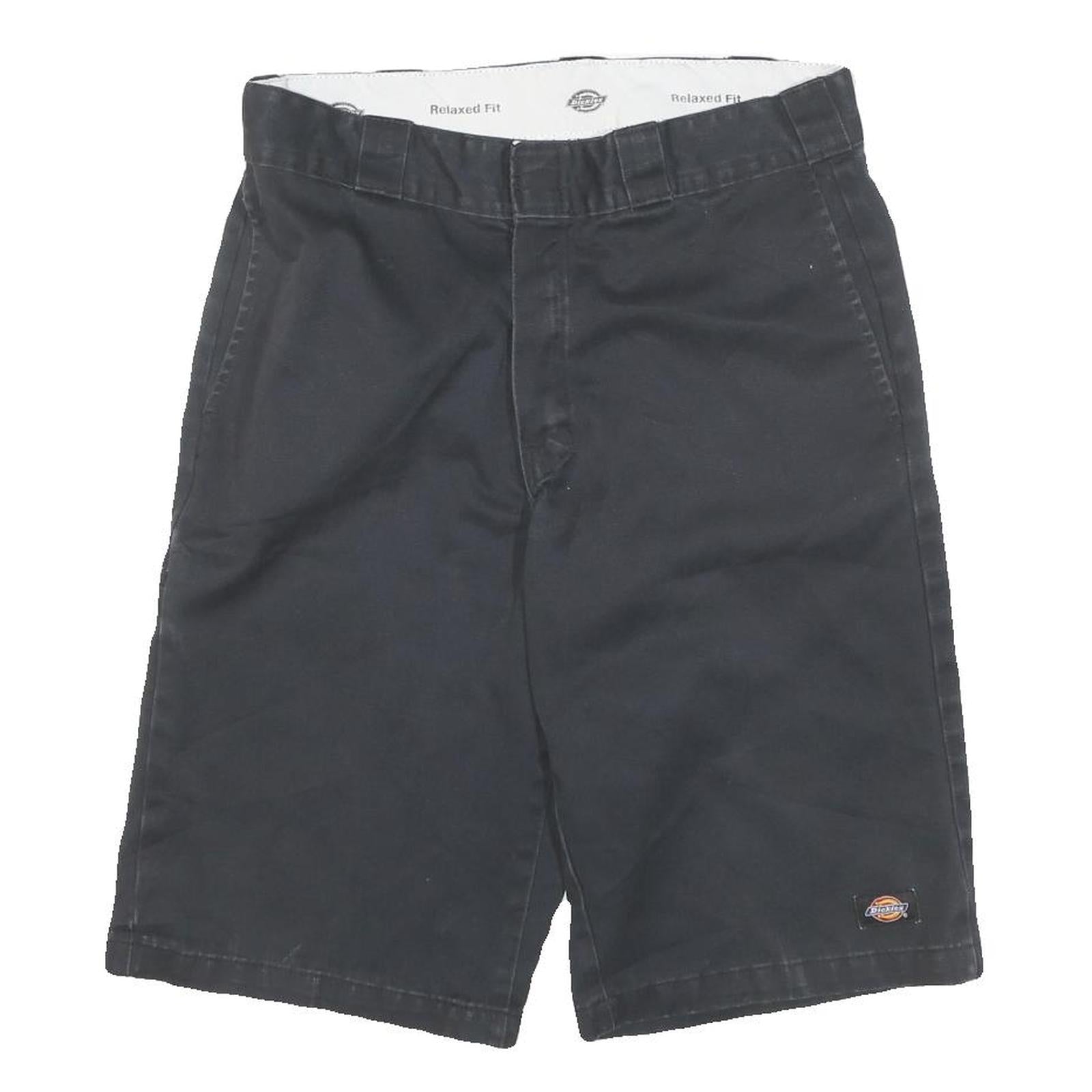 DICKIES Mens Shorts Black Relaxed Fit L W30 Workwear Cotton Blend Casual Refurbished - N/A refurbished available on Cerqular