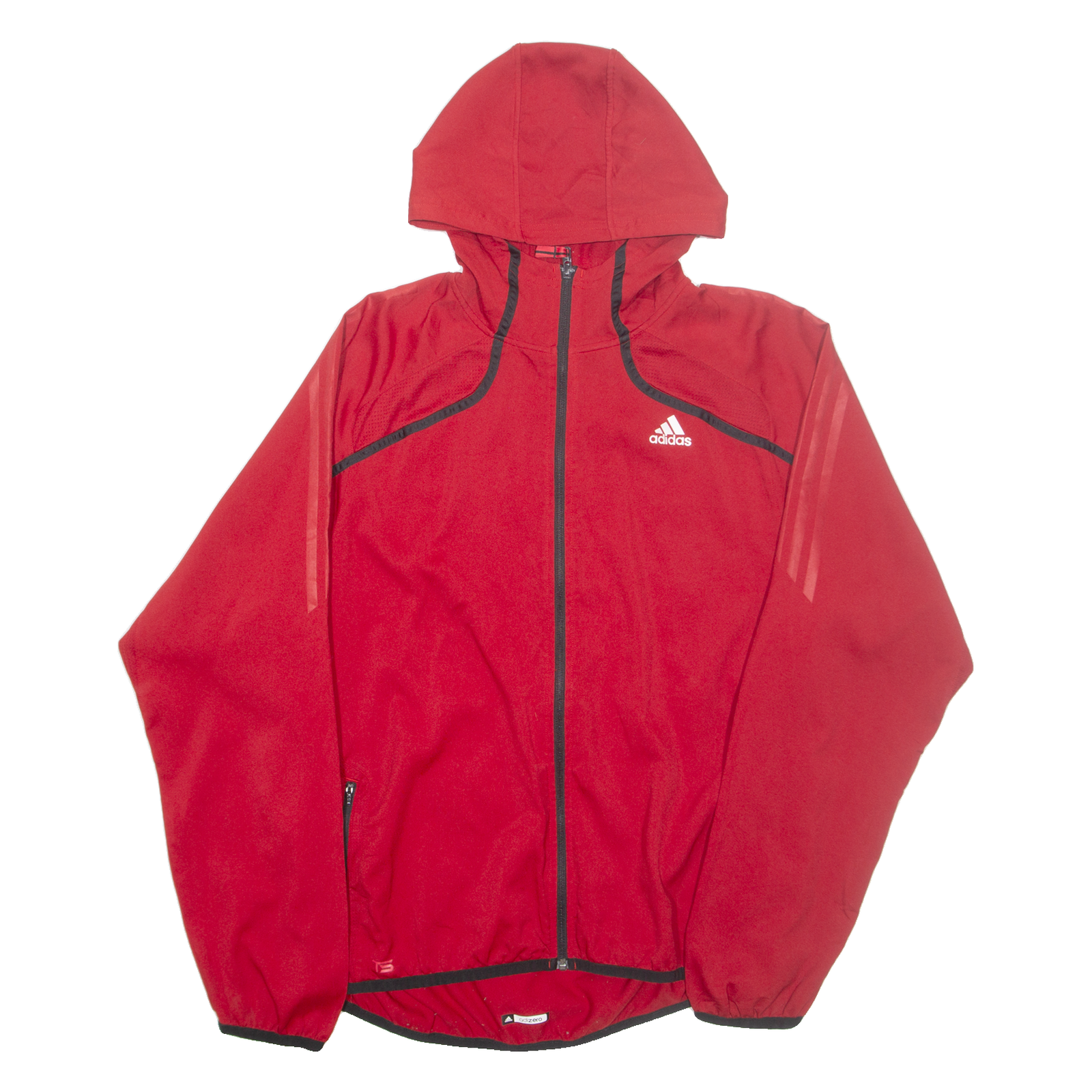 ADIDAS Mens Track Jacket Red Hooded L Refurbished - N/A refurbished available on Cerqular