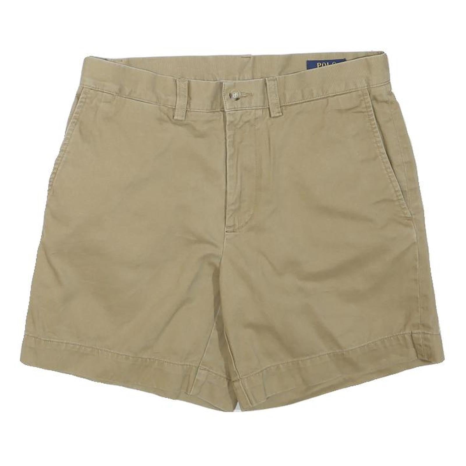 POLO RALPH LAUREN Womens Shorts Beige Casual Plain M W28 Cotton Blend Classic Refurbished - N/A refurbished available on Cerqular
