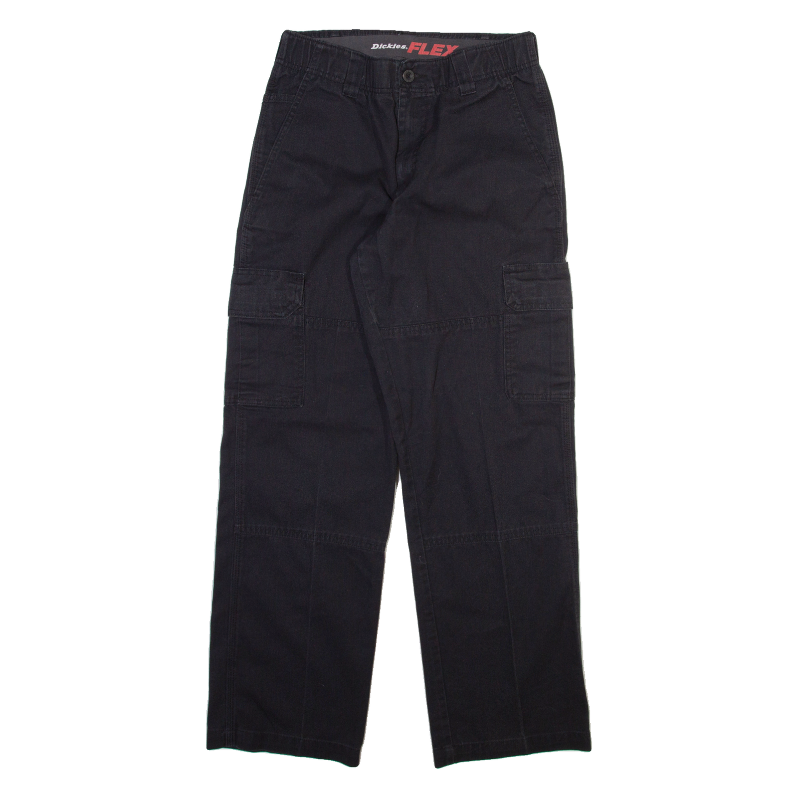 DICKIES Cargo Mens Trousers Black Regular Straight W30 L32 Refurbished - N/A refurbished available on Cerqular