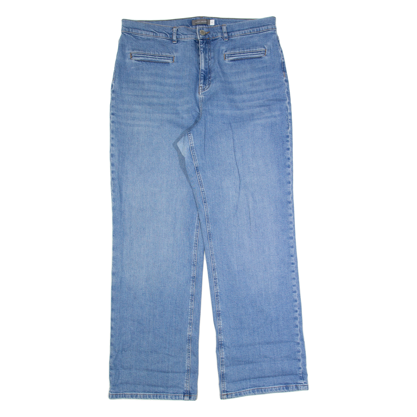 MINT VELVET Womens Jeans Blue Regular Straight W36 L31 Refurbished - N/A refurbished available on Cerqular
