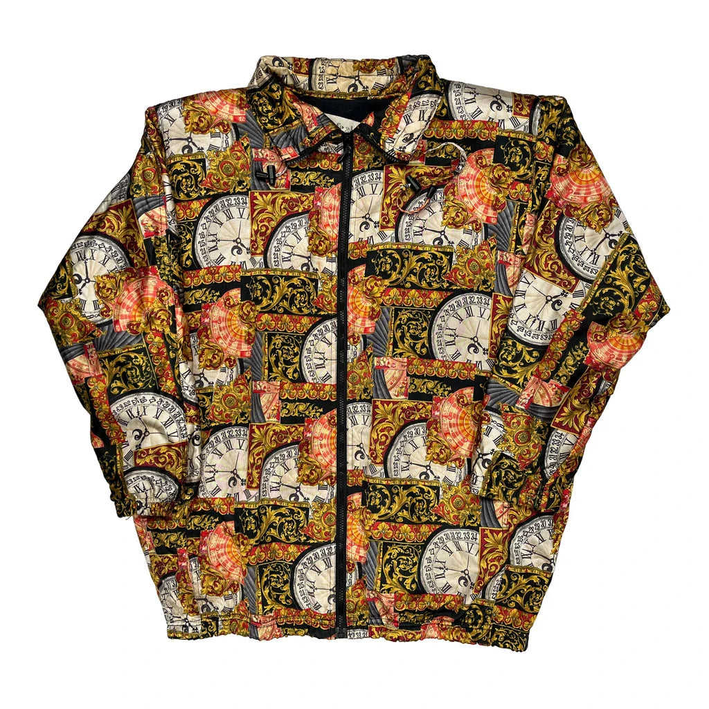 Rafael Graphic Windbreaker - Small Multicoloured Nylon Refurbished - Thrifted (note: this is a term often used to describe second- refurbished available on Cerqular