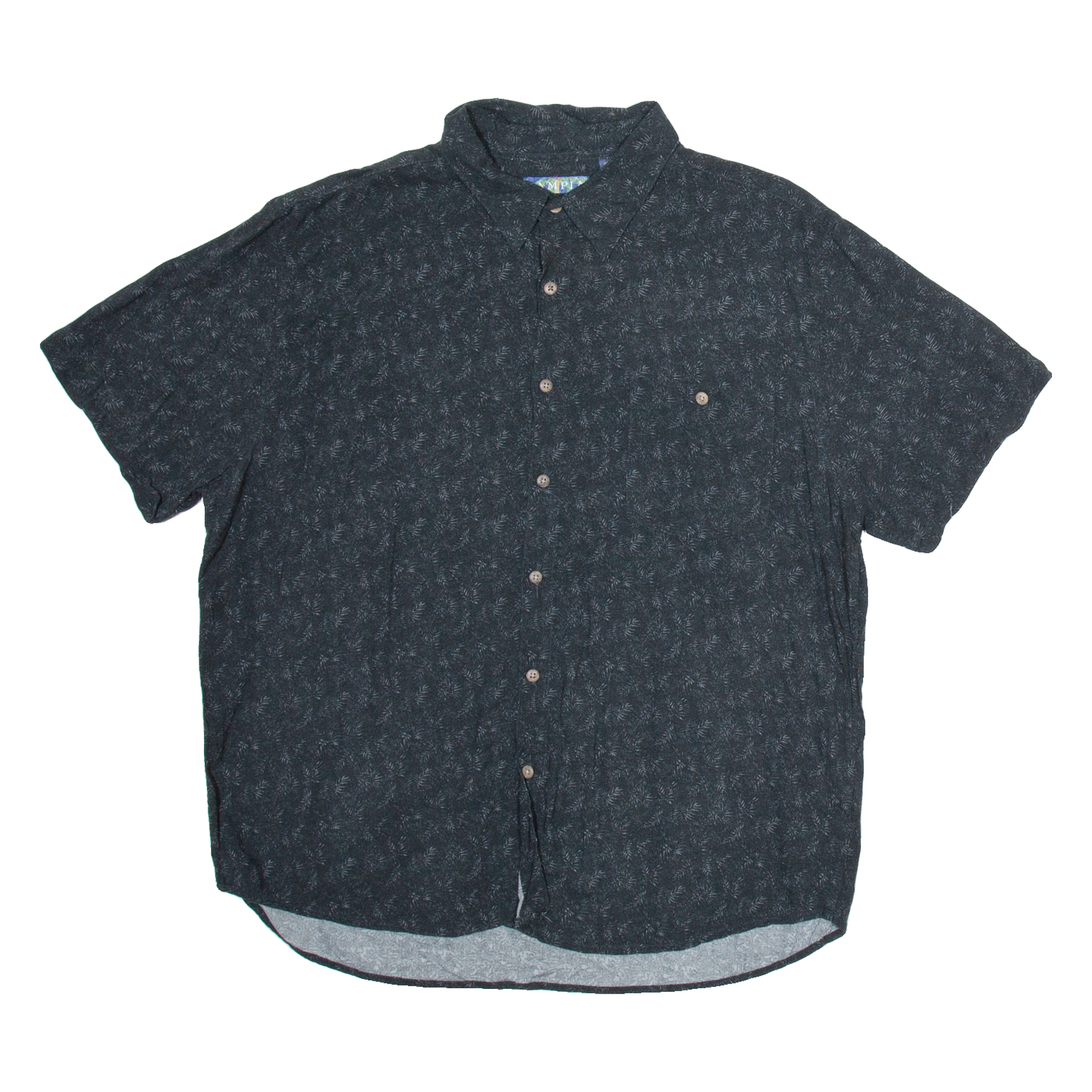 CAMPIA Mens Shirt Grey Floral XL Refurbished - N/A refurbished available on Cerqular