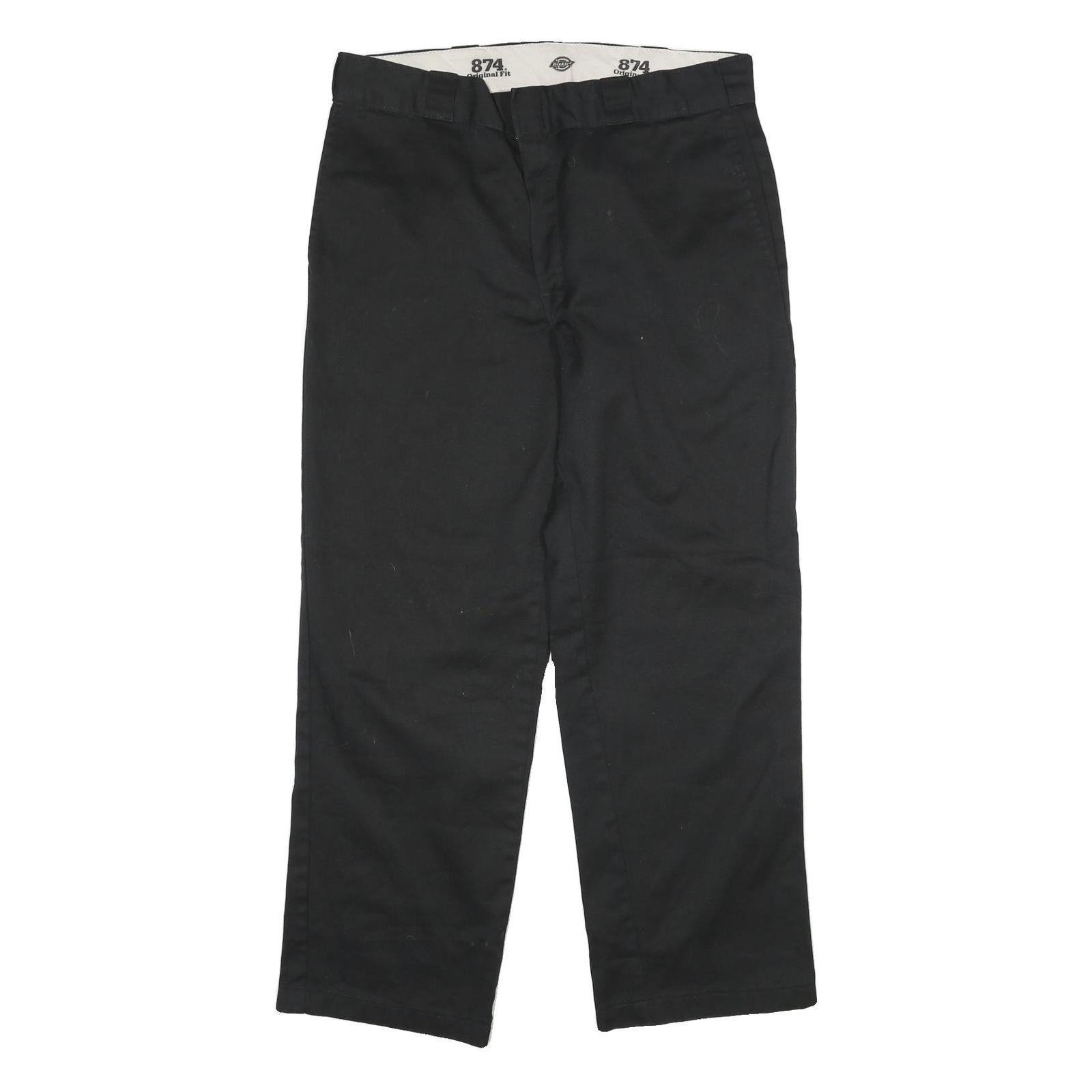 Buy DICKIES Mens Black Regular Fit Straight Cotton Blend Trousers W33 L28 Workwear Refurbished - $40.29 DICKIES Mens Black Regular Fit Straight Cotton Blend Trousers W33 L28 Workwear Refurbished - N/A refurbished available on Cerqular