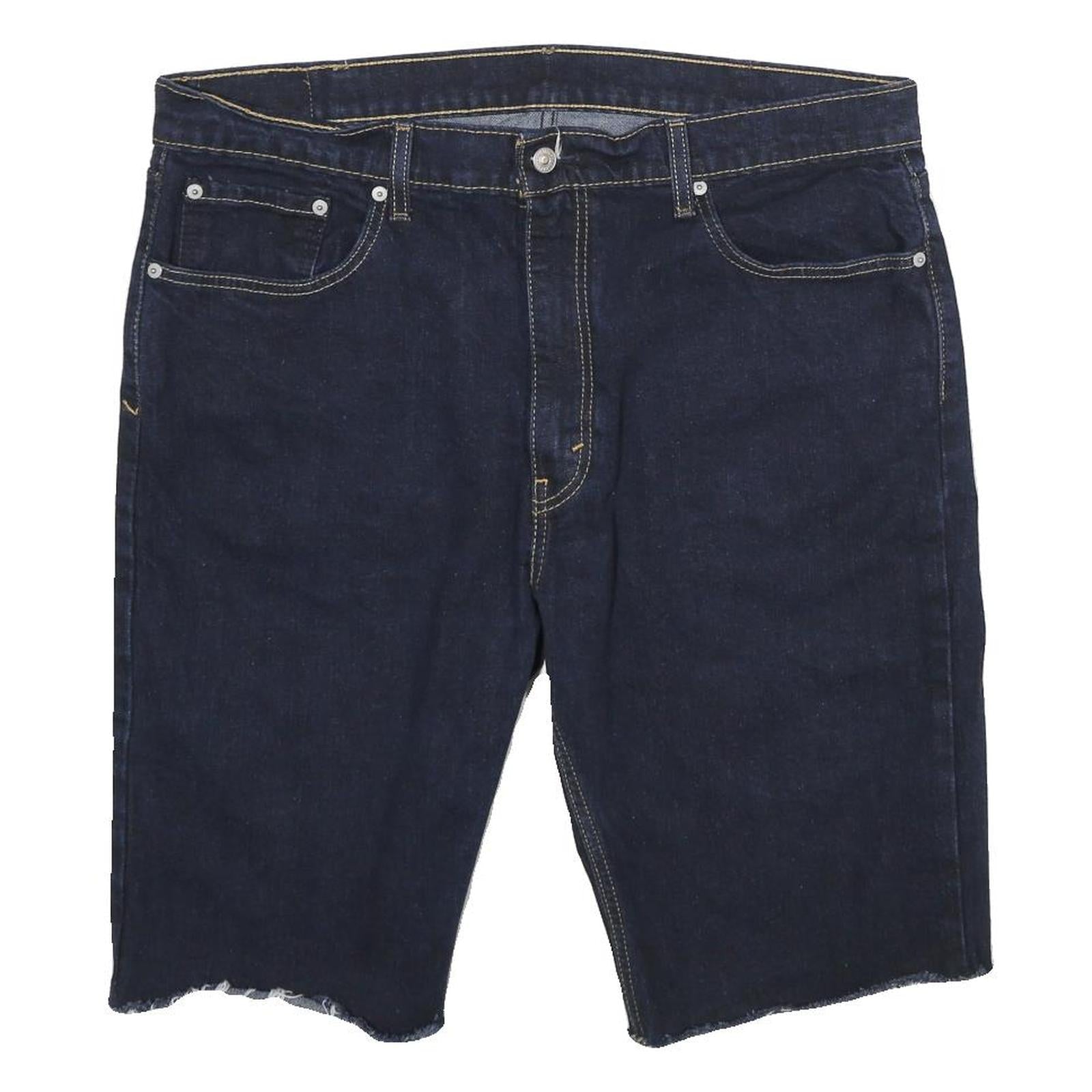 LEVI'S Mens Denim Blue Cut-Off Shorts XL W38 Casual Cotton Blend Refurbished - N/A refurbished available on Cerqular