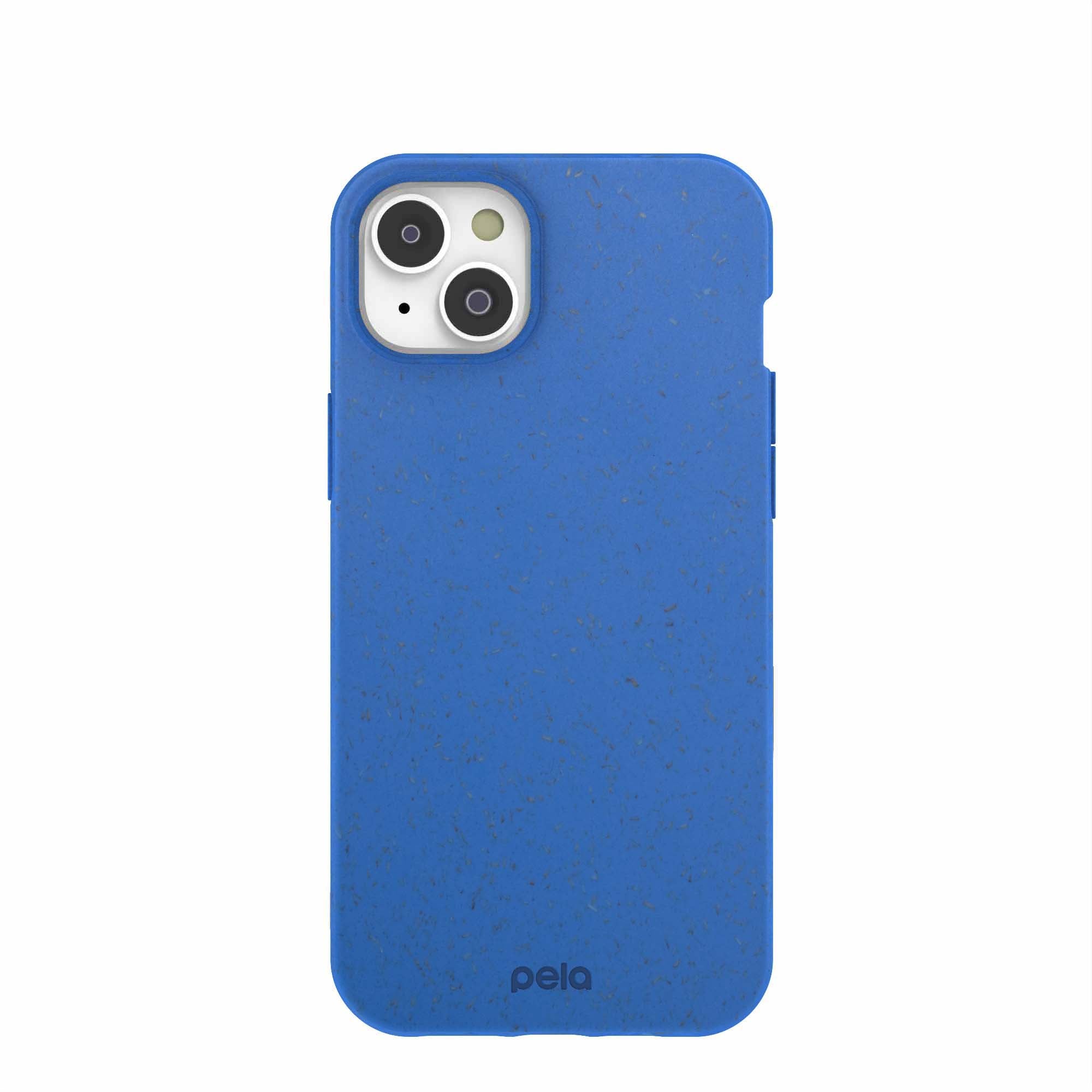 Electric Blue iPhone 14 Plus Case Refurbished - Pela Case refurbished available on Cerqular
