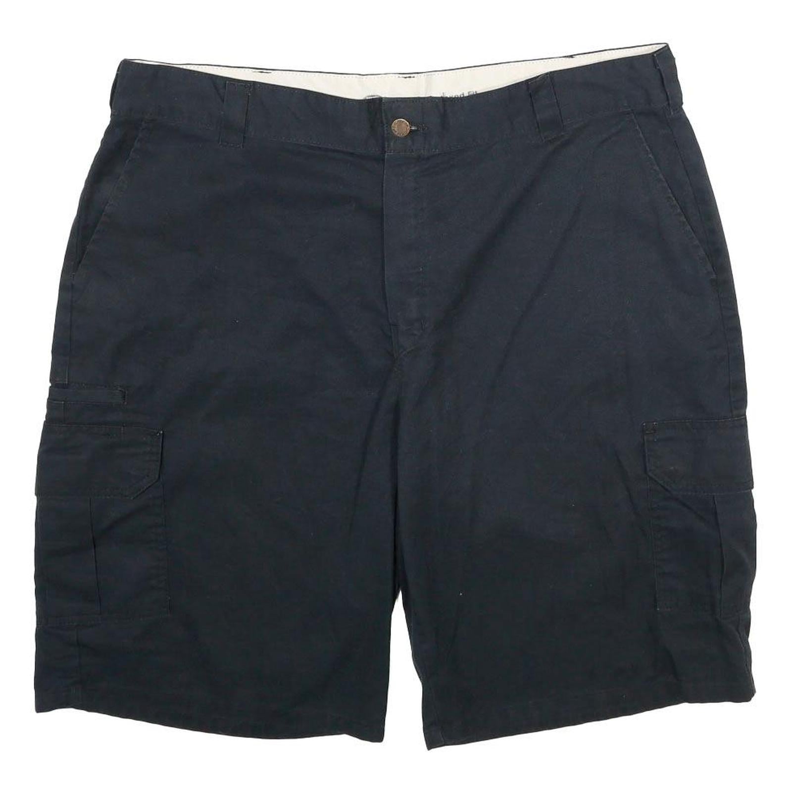 DICKIES Mens Shorts Black Casual Cargo XL W40 Workwear Durable Polyester Refurbished - N/A refurbished available on Cerqular
