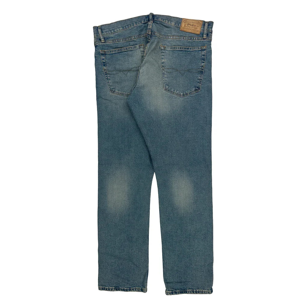 Polo By Ralph Lauren Jeans - 37W 28L Light Wash Denim Refurbished - Thrifted (note: this is a term often used to describe second- refurbished available on Cerqular