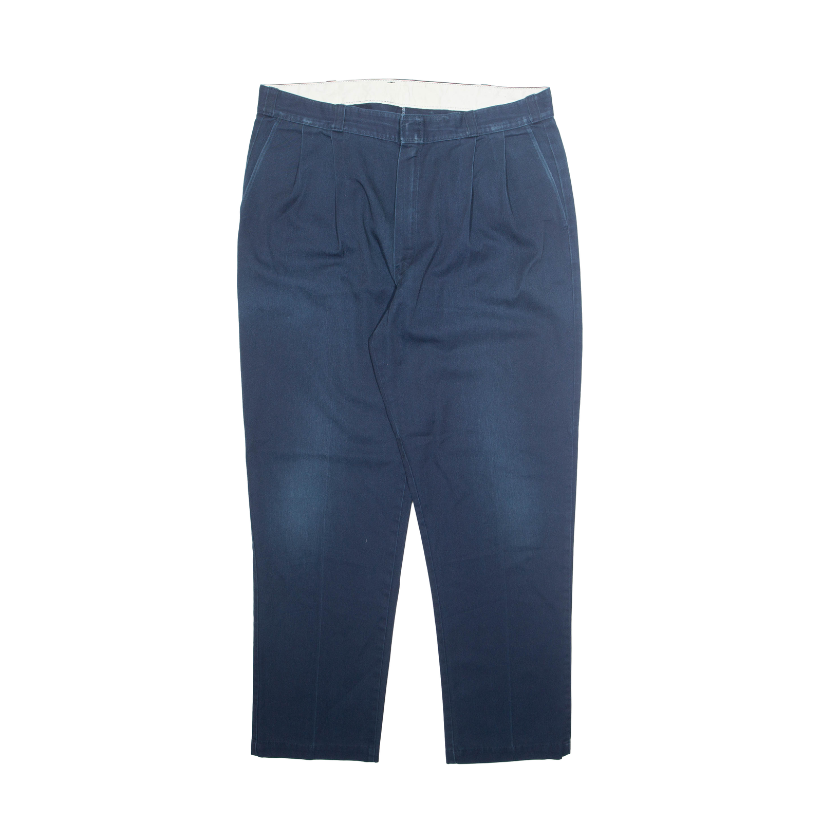 DICKIES Chino Mens Trousers Blue Regular Straight W36 L30 Refurbished - N/A refurbished available on Cerqular