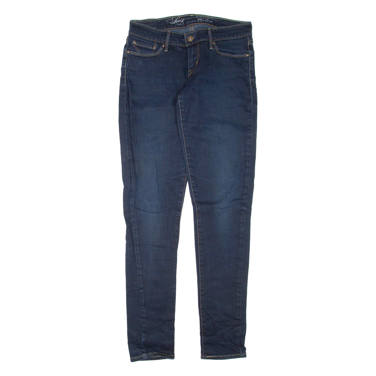 LEVI'S Womens Jeans Blue Regular Skinny W26 L33 Refurbished - N/A refurbished available on Cerqular