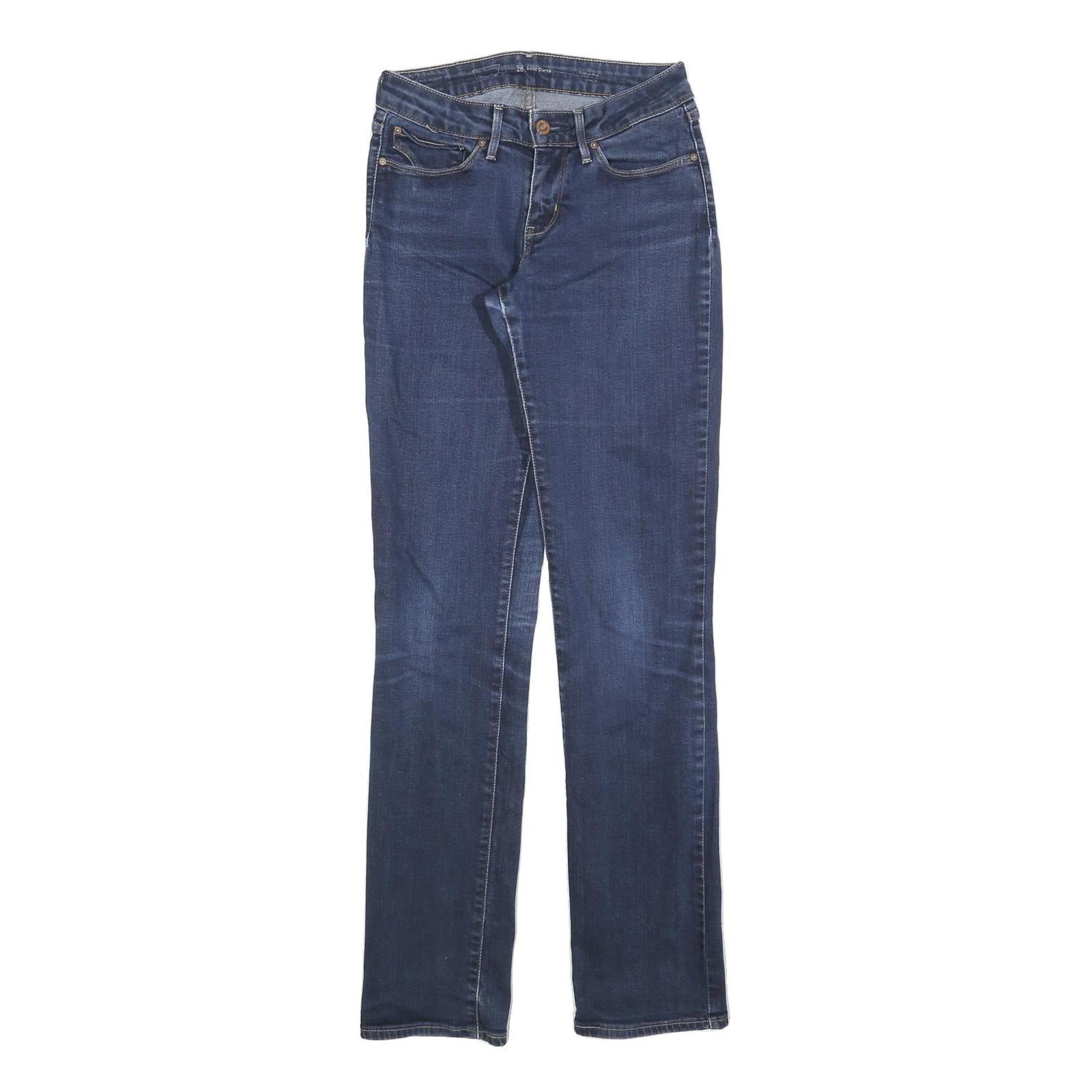 LEVI'S Womens Slim Blue Denim Medium Wash Jeans W28 L34 Classic Comfort Zip Refurbished - N/A refurbished available on Cerqular