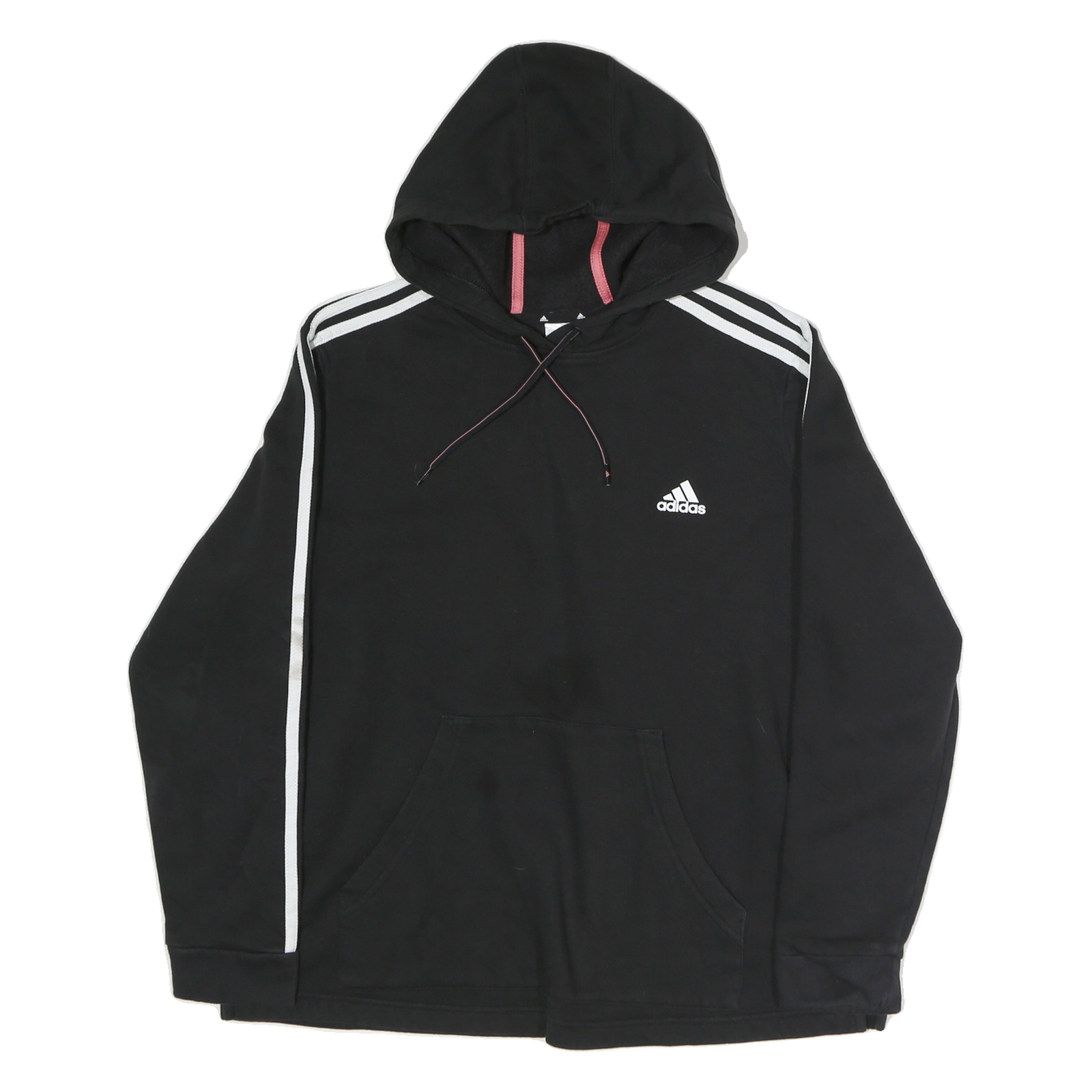 ADIDAS Womens Black Hoodie XL Cotton Pullover Casual Sportswear Refurbished - N/A refurbished available on Cerqular