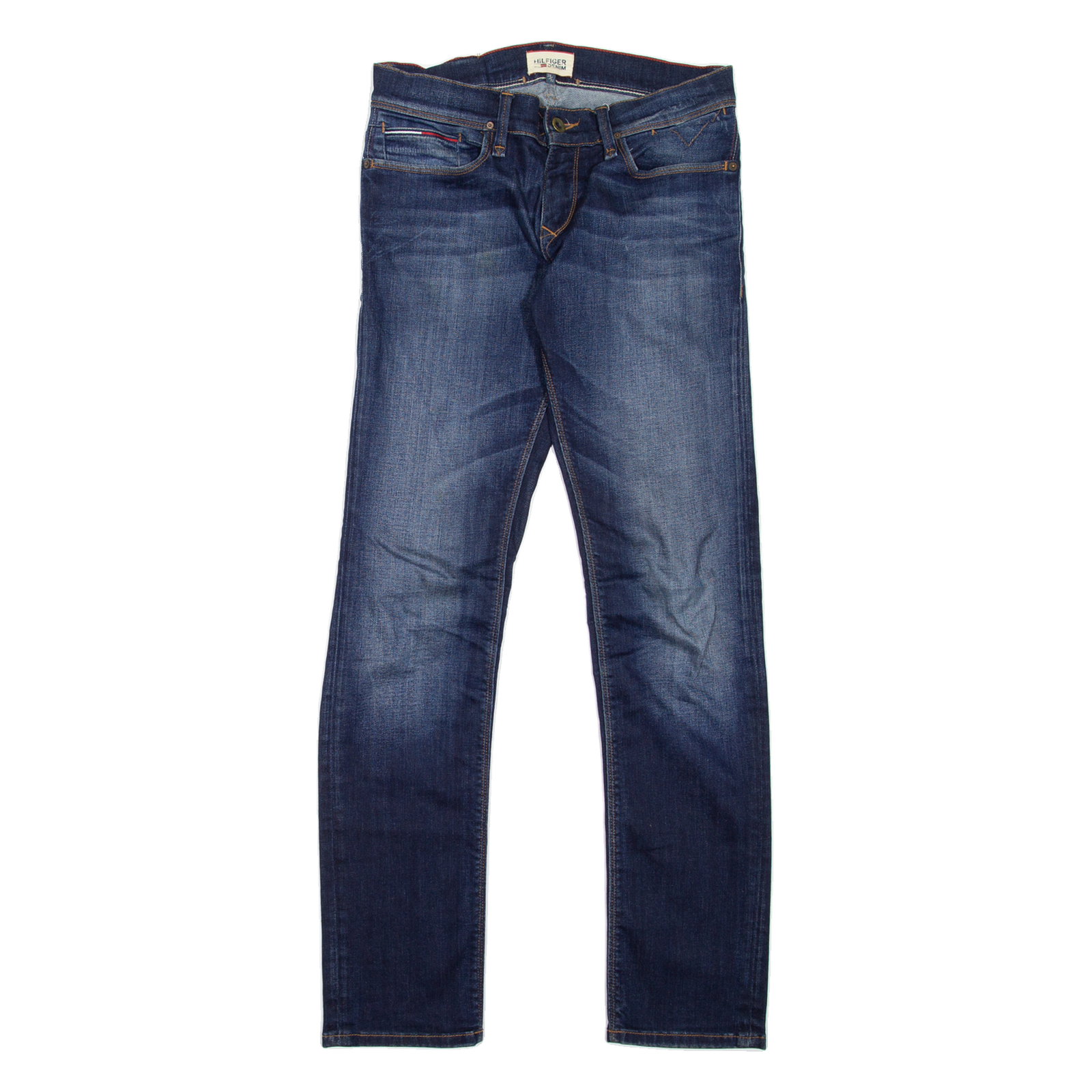 HILFIGER DENIM Sidney Mens Jeans Blue Slim Straight Stone Wash W28 L32 Refurbished - N/A refurbished available on Cerqular