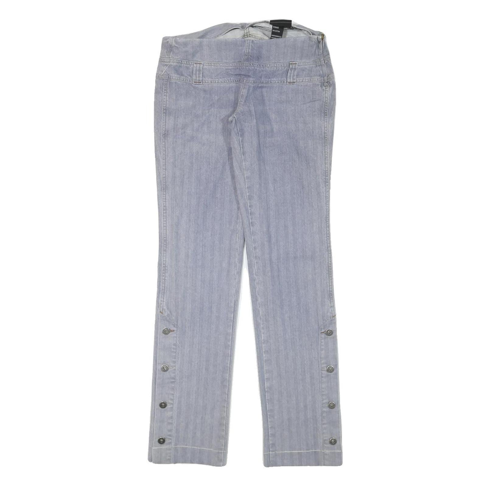 DIESEL Womens Regular Blue Jeans Denim W26 L31 Button Detail Side Refurbished - N/A refurbished available on Cerqular