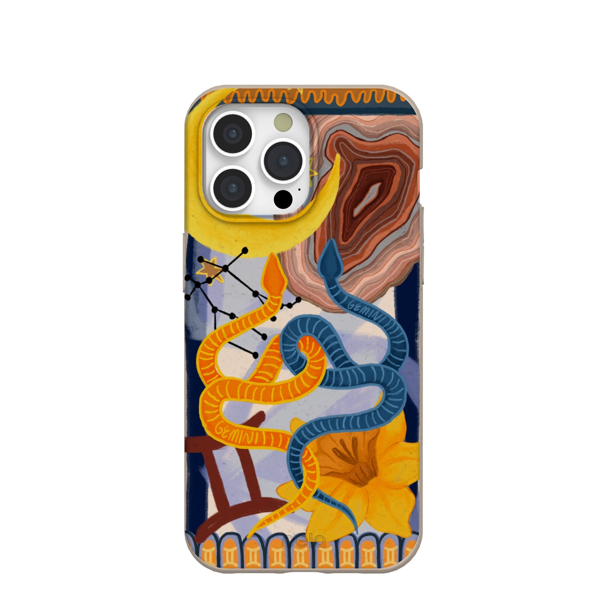 Seashell Gemini Twin iPhone 15 Pro Max Case Refurbished - Pela Case refurbished available on Cerqular