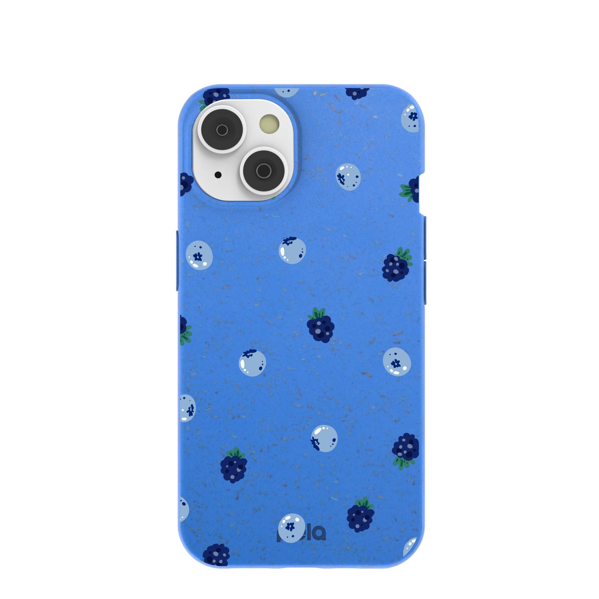 Electric Blue Black and Blue iPhone 14/16e Case Refurbished - Pela Case refurbished available on Cerqular