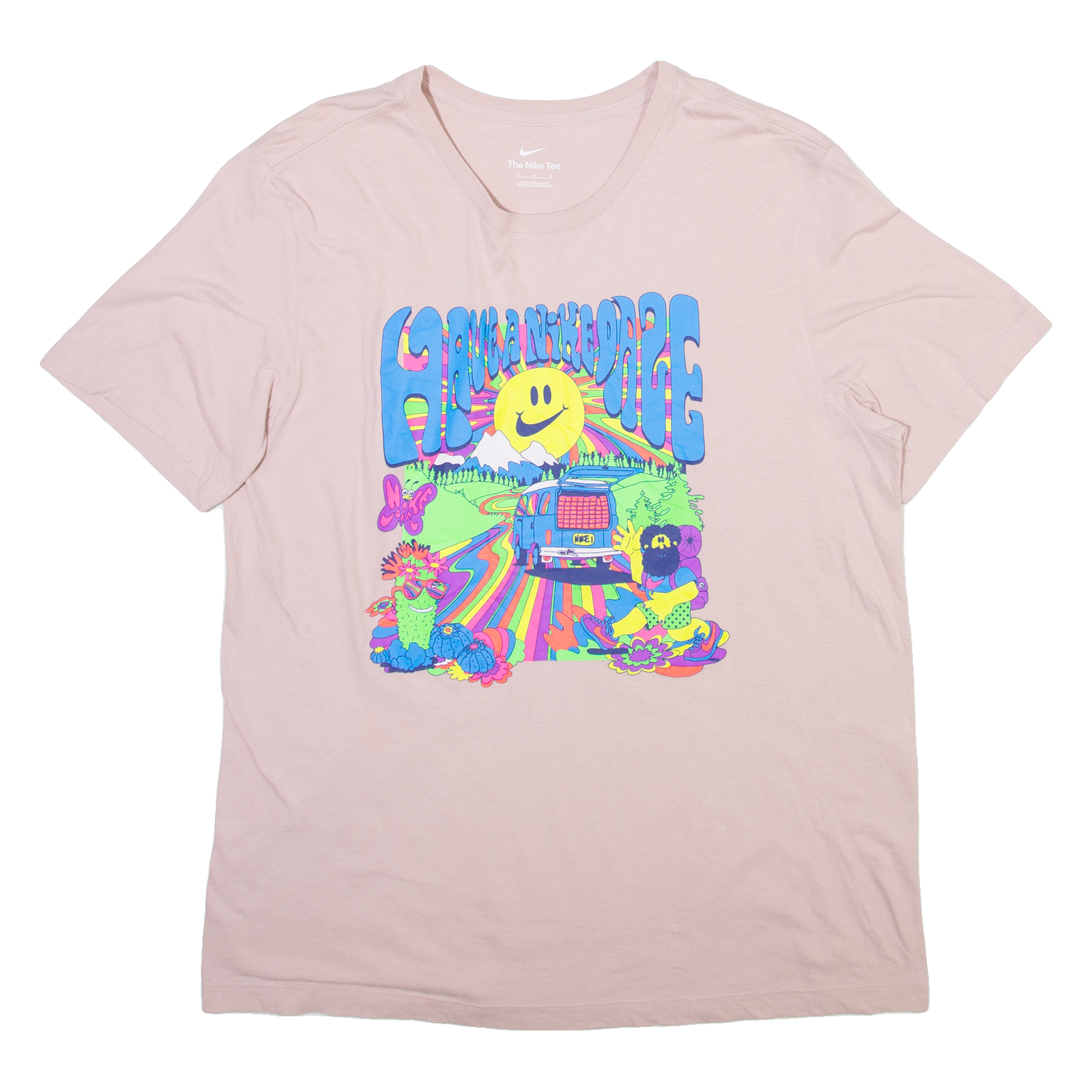 NIKE Mens T-Shirt Pink L Refurbished - N/A refurbished available on Cerqular
