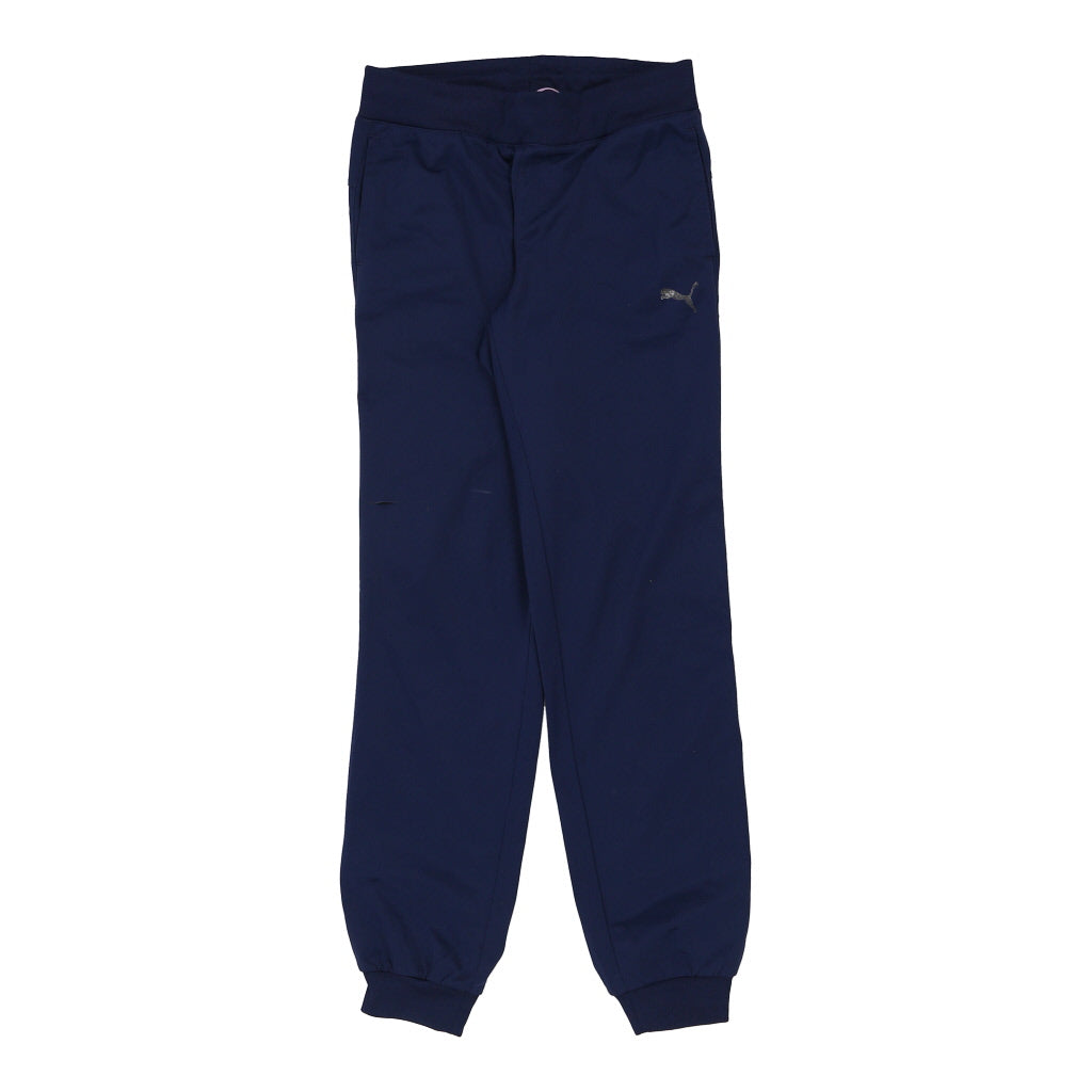 Puma Tracksuit - Small Blue Polyester Refurbished - Thrifted (note: this is a term often used to describe second- refurbished available on Cerqular