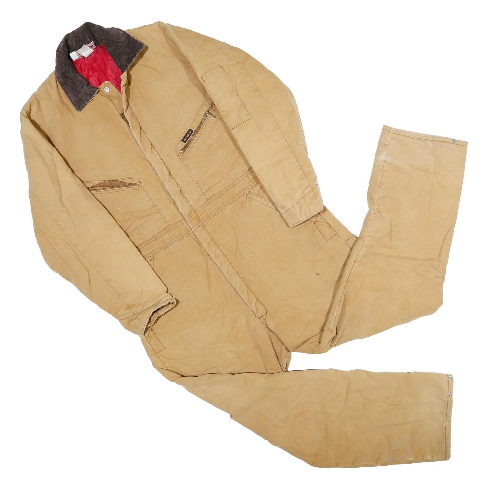 Buy DICKIES Mens Beige Cotton Regular Fit Dungarees L W42 L32 Workwear Zip Refurbished - $84.49 DICKIES Mens Beige Cotton Regular Fit Dungarees L W42 L32 Workwear Zip Refurbished - N/A refurbished available on Cerqular