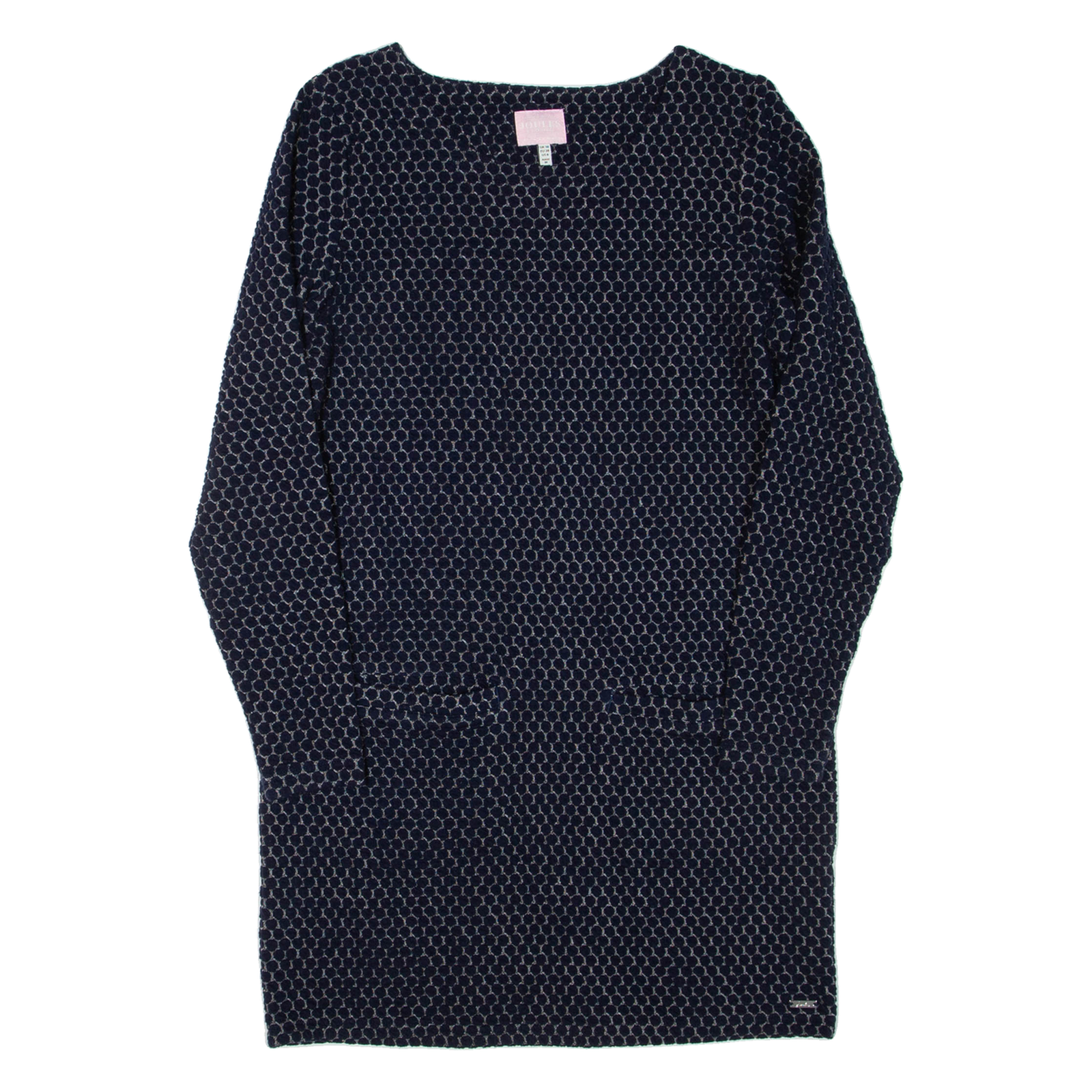 JOULES Womens Day Dress Blue Long Sleeve Short UK 10 Refurbished - N/A refurbished available on Cerqular