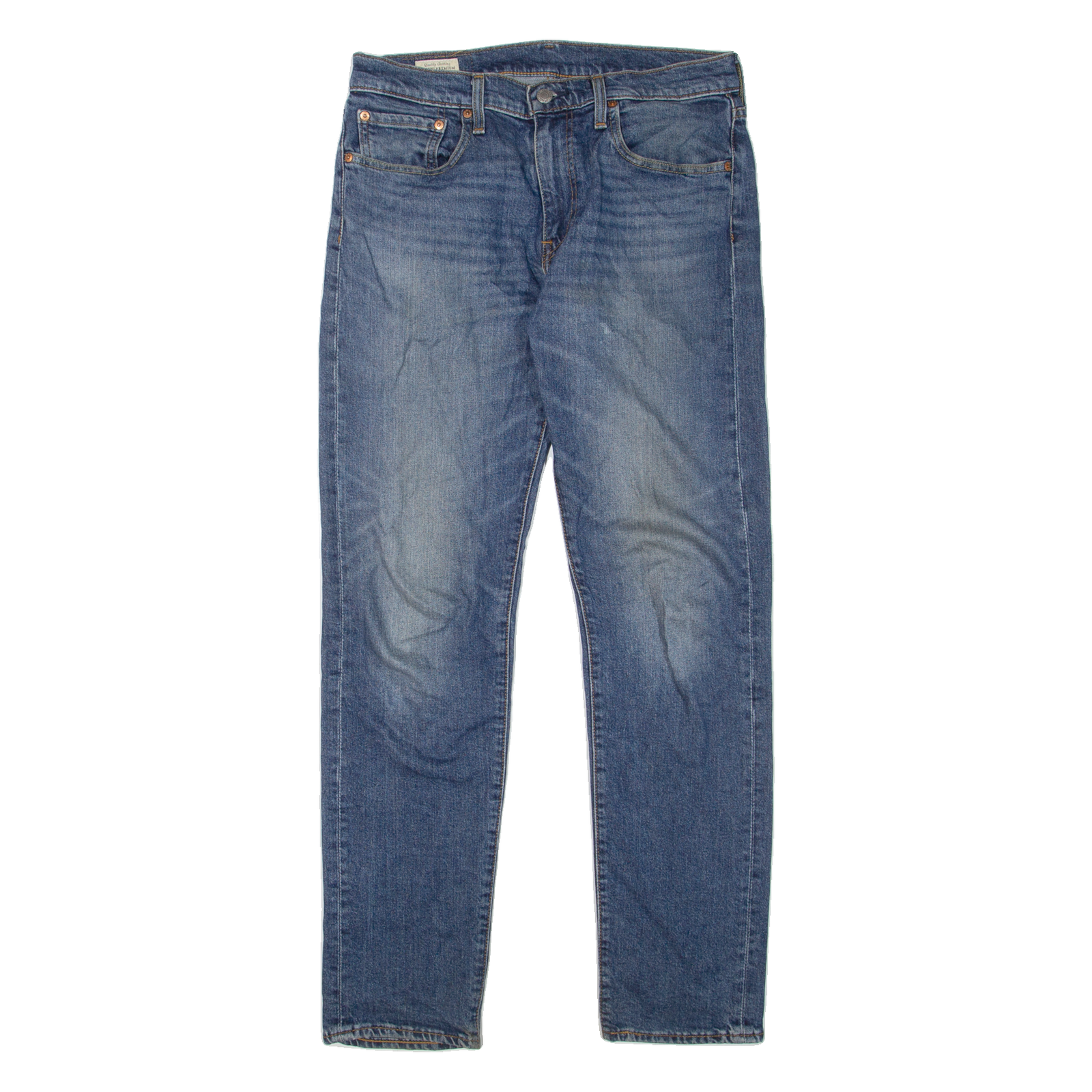 LEVI'S 502 Jeans BIG E Mens Blue Regular Tapered Stonewash W31 L34 Refurbished - N/A refurbished available on Cerqular