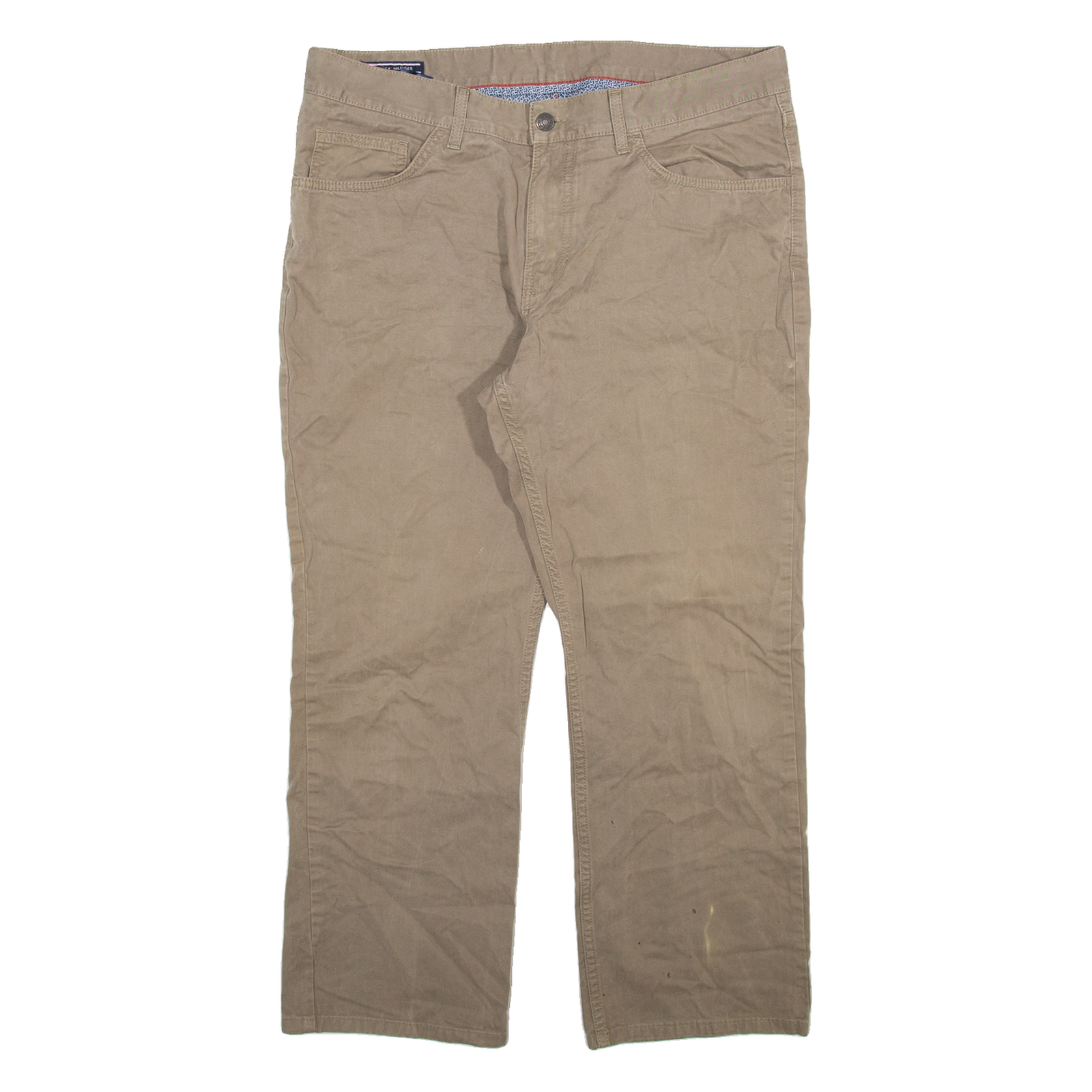 TOMMY HILFIGER Mens Trousers Grey Regular Straight W36 L26 Refurbished - N/A refurbished available on Cerqular