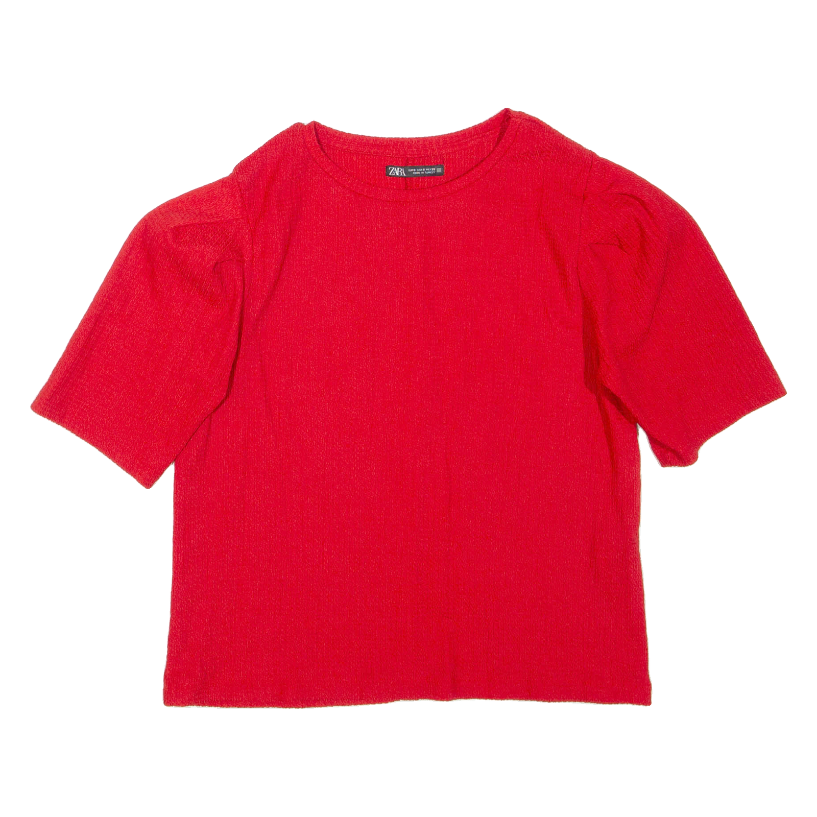 ZARA Womens Cropped Top Red S Refurbished - N/A refurbished available on Cerqular