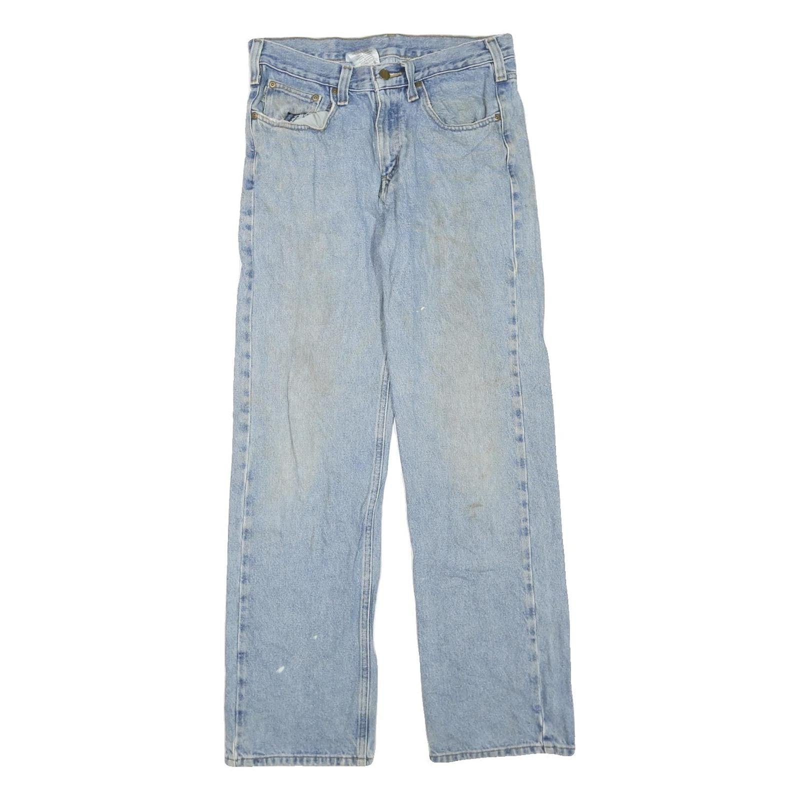 CARHARTT Mens Regular Fit Straight Blue Denim Jeans W30 L32 Classic Cotton Blend Refurbished - N/A refurbished available on Cerqular