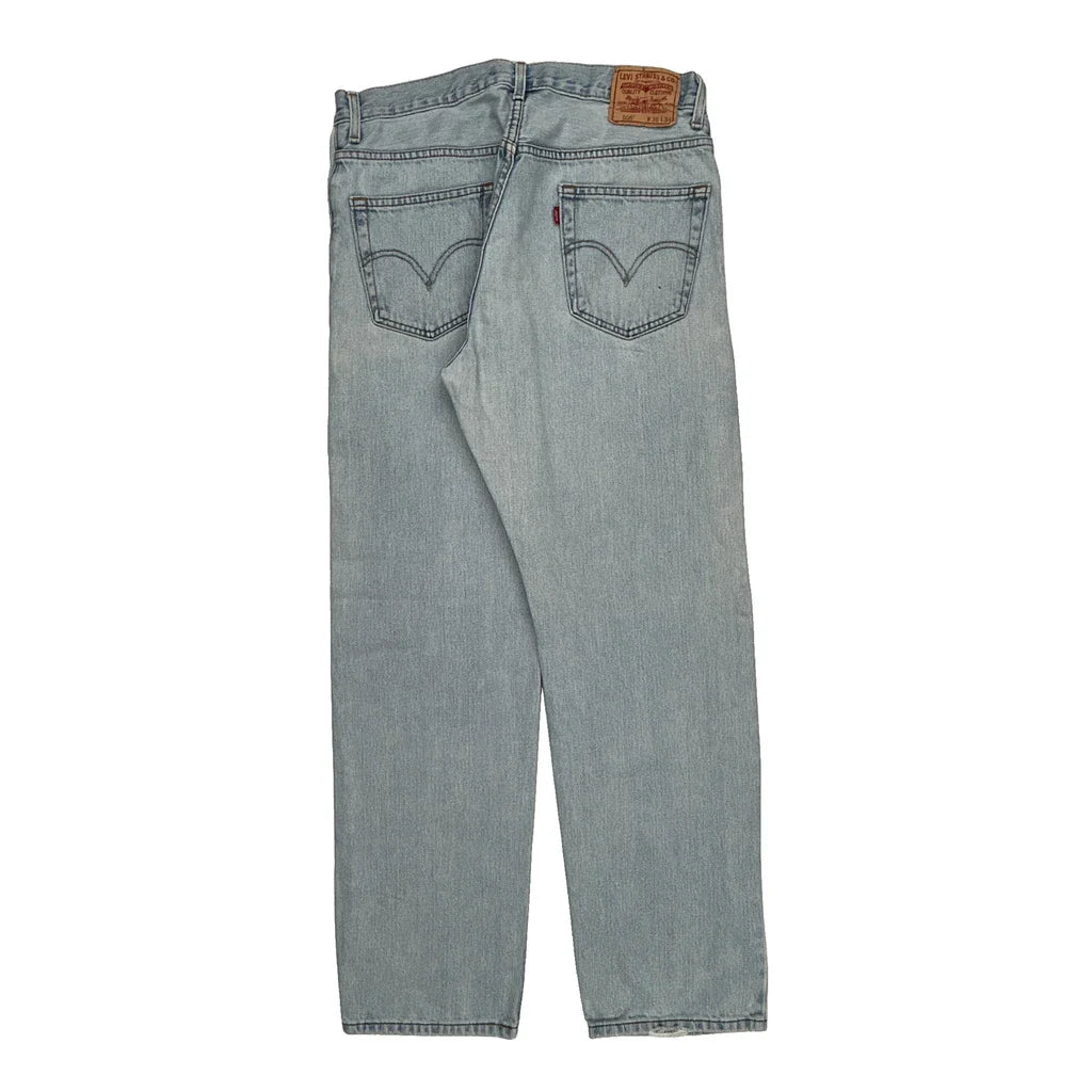 505 Levis Jeans - 34W 30L Light Wash Cotton Refurbished - Thrifted (note: this is a term often used to describe second- refurbished available on Cerqular