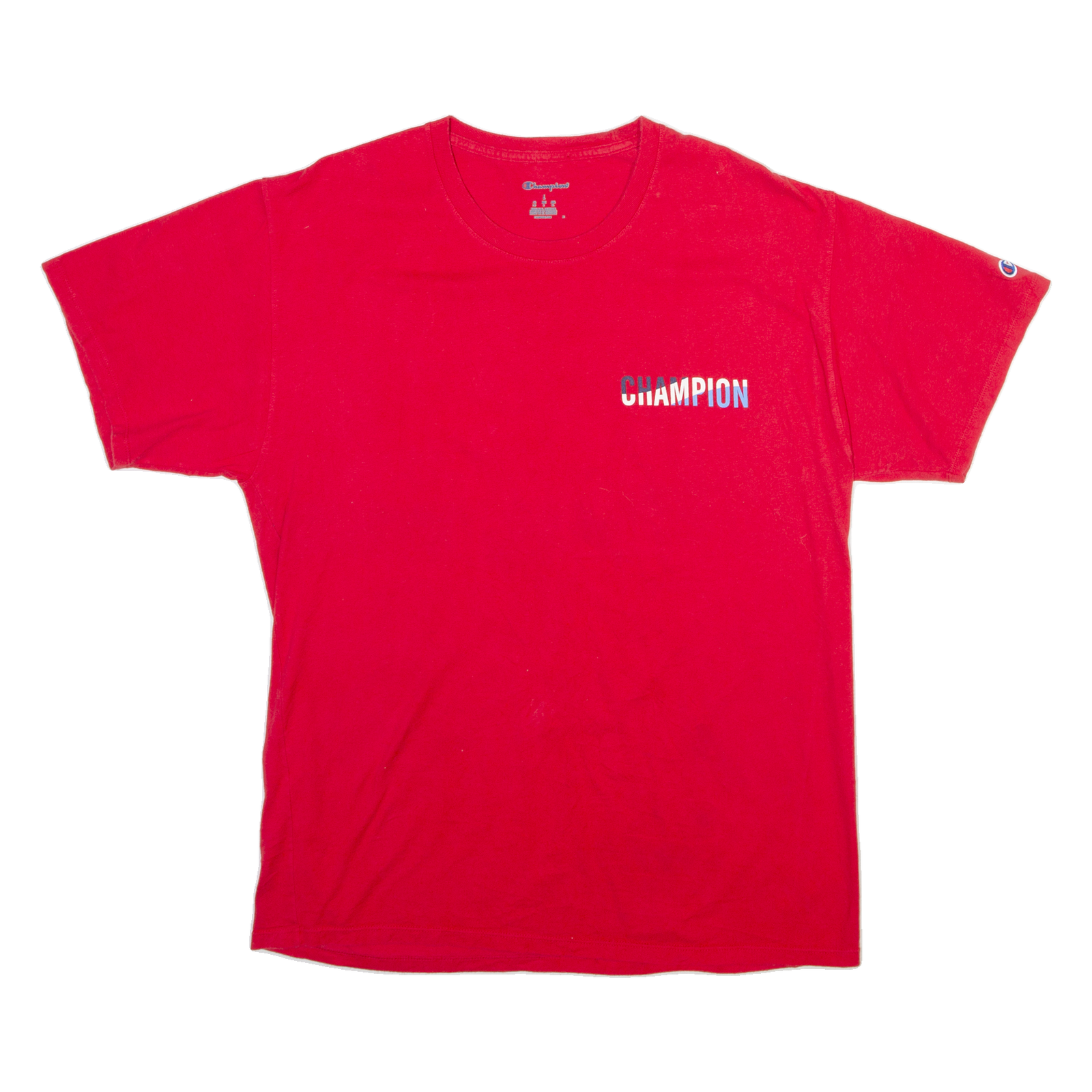 CHAMPION Mens T-Shirt Red XL Refurbished - N/A refurbished available on Cerqular