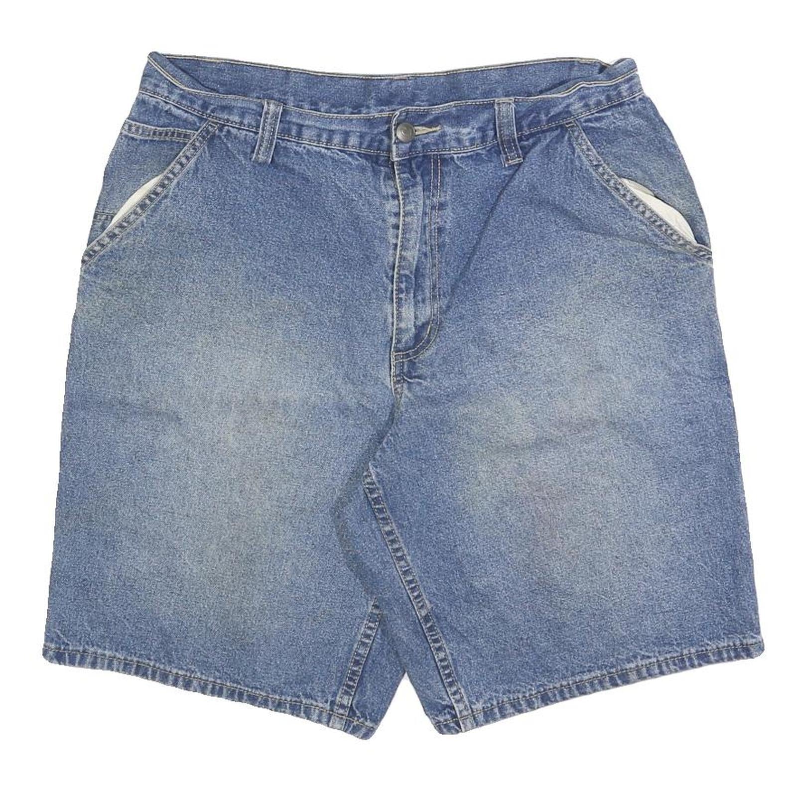OPEN TRAILS Mens Denim Blue Casual Shorts M W34 Cotton Blend Relaxed Fit Refurbished - N/A refurbished available on Cerqular