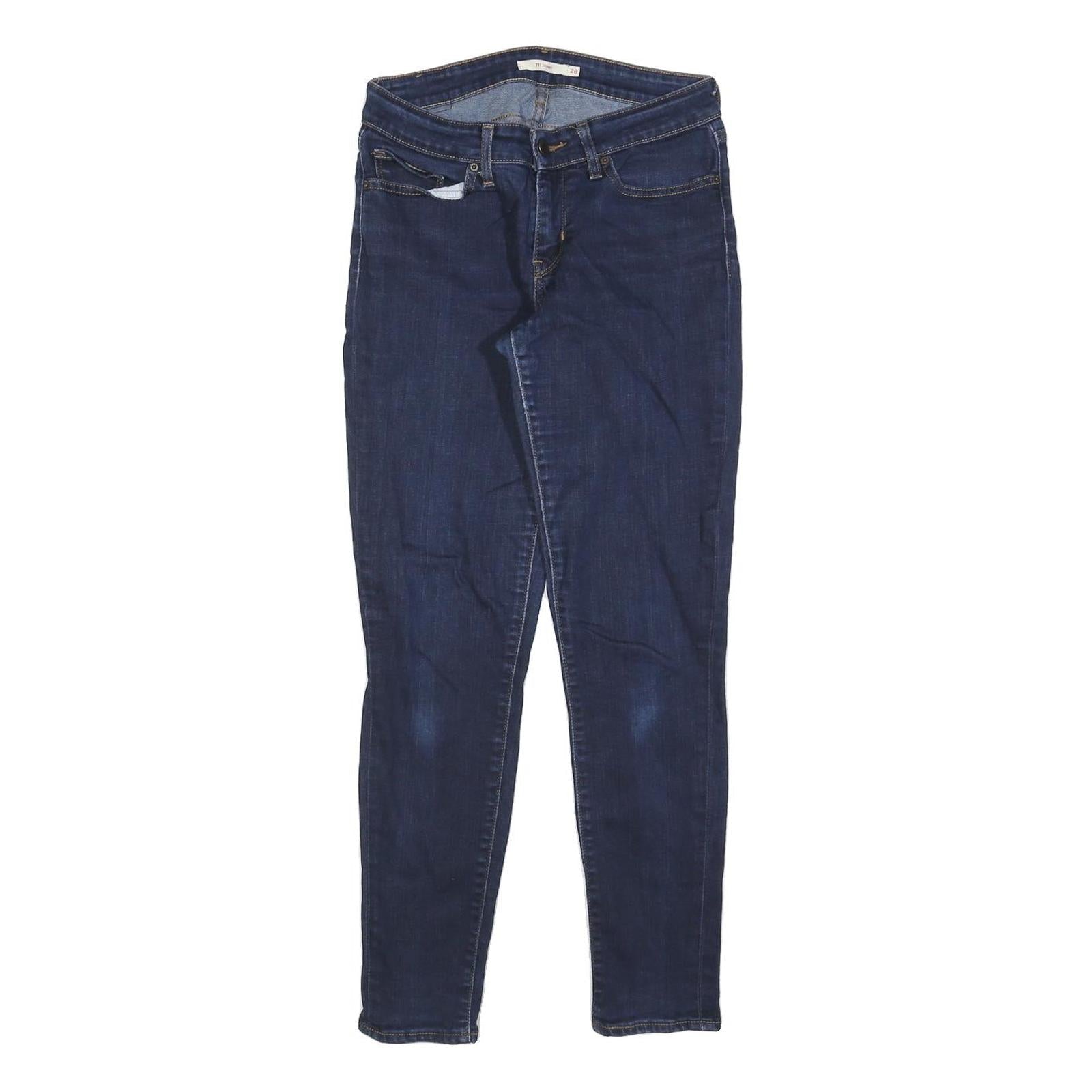 Buy LEVI'S 711 Womens Slim Dark Blue Denim Slim Fit Jeans W28 L27 Refurbished - $41.59 LEVI'S 711 Womens Slim Dark Blue Denim Slim Fit Jeans W28 L27 Refurbished - N/A refurbished available on Cerqular