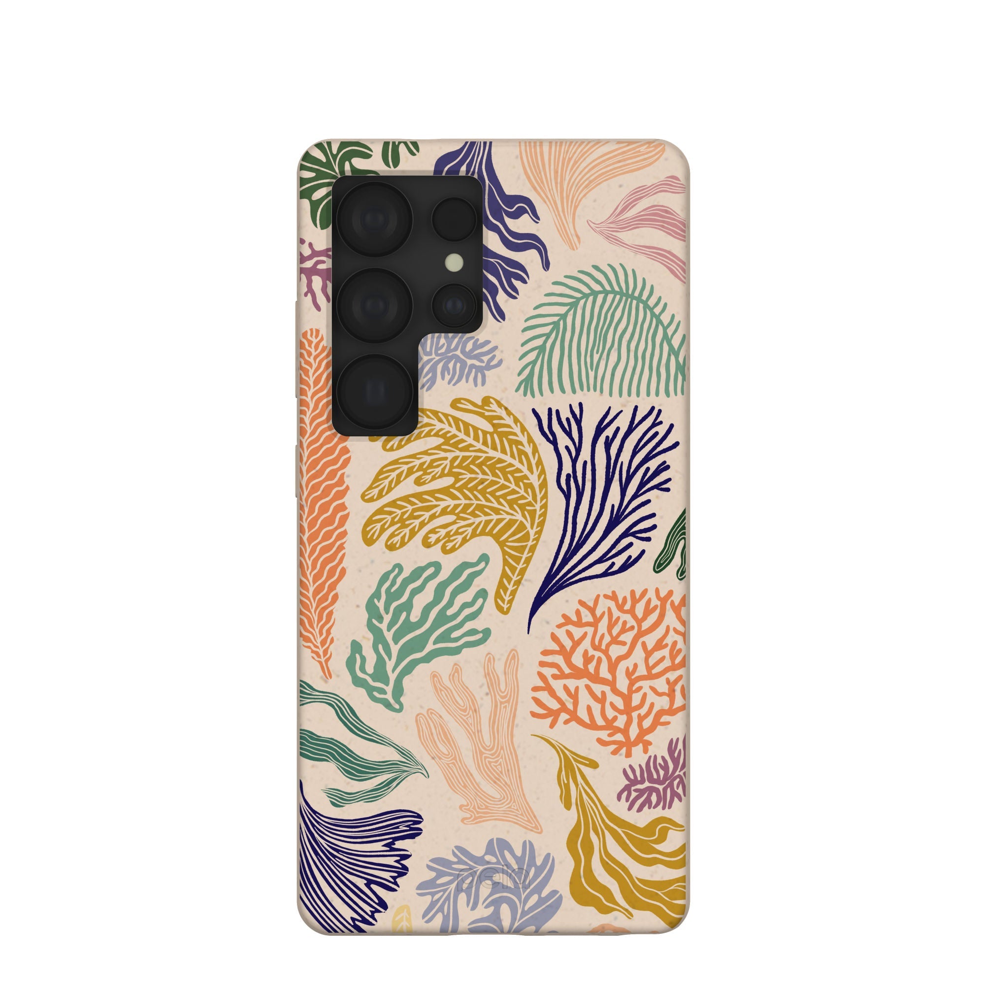Seashell Coral Dreams Samsung Galaxy S25 Ultra Case Refurbished - Pela Case refurbished available on Cerqular