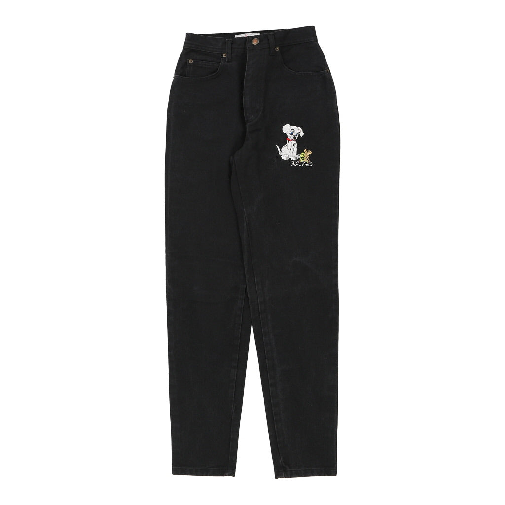Emmanuel Schvili Cartoon Jeans - 26W UK 6 Black Cotton Refurbished - Thrifted (note: this is a term often used to describe second- refurbished available on Cerqular
