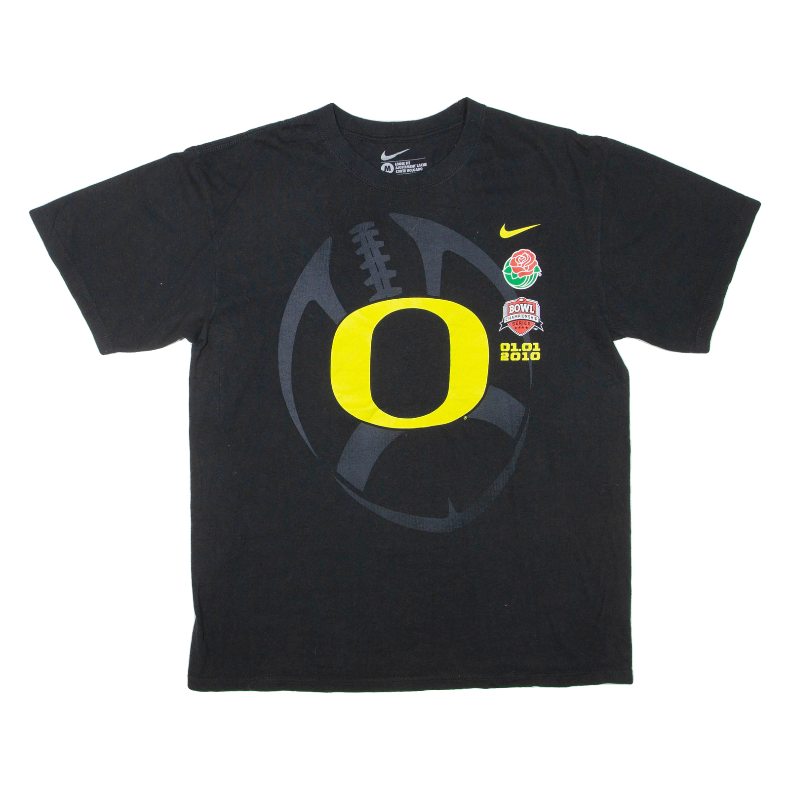NIKE Loose Fit Mens T-Shirt Black M Refurbished - N/A refurbished available on Cerqular