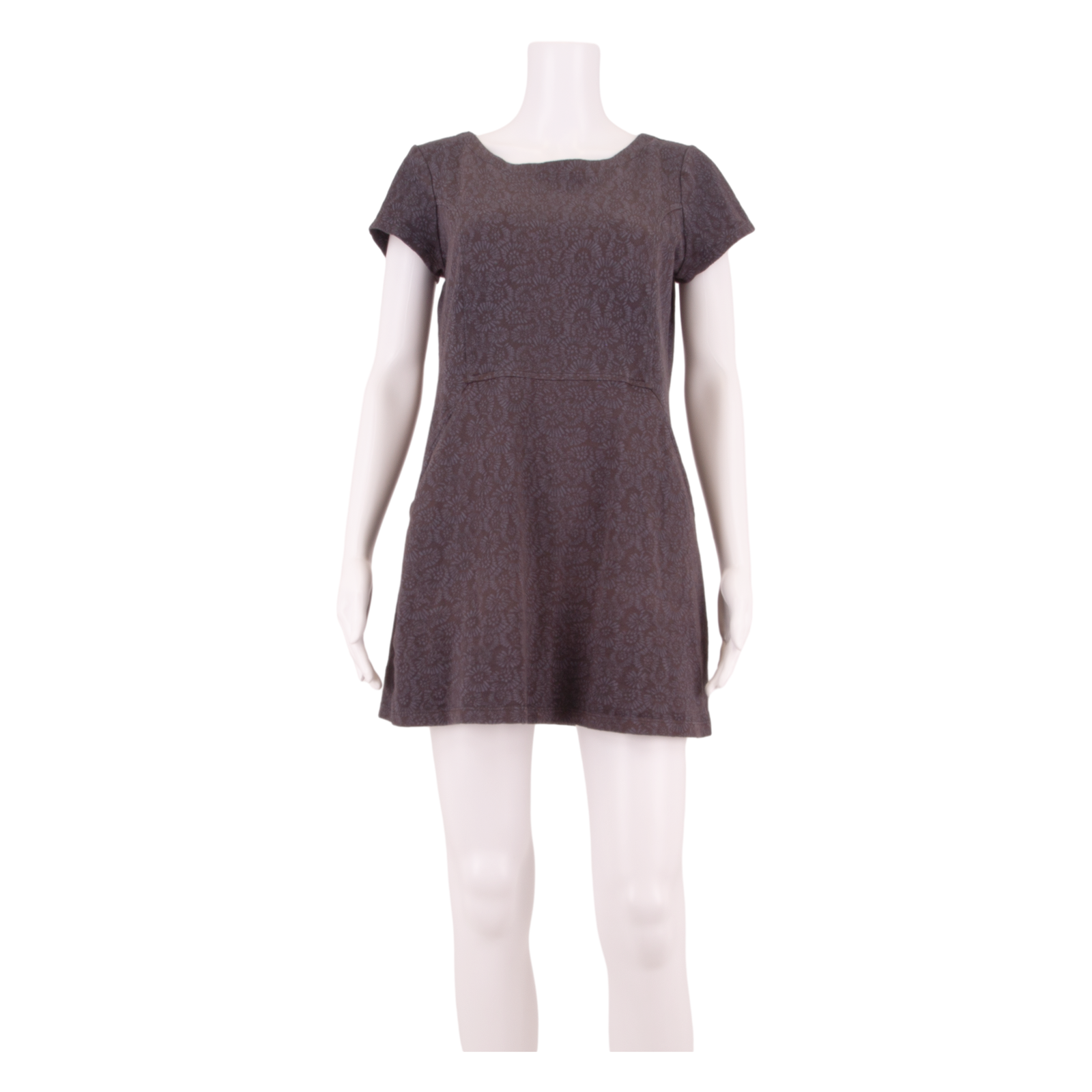 WHITE STUFF Womens Shift Dress Blue Floral Short Sleeve Short UK 12 Refurbished - N/A refurbished available on Cerqular