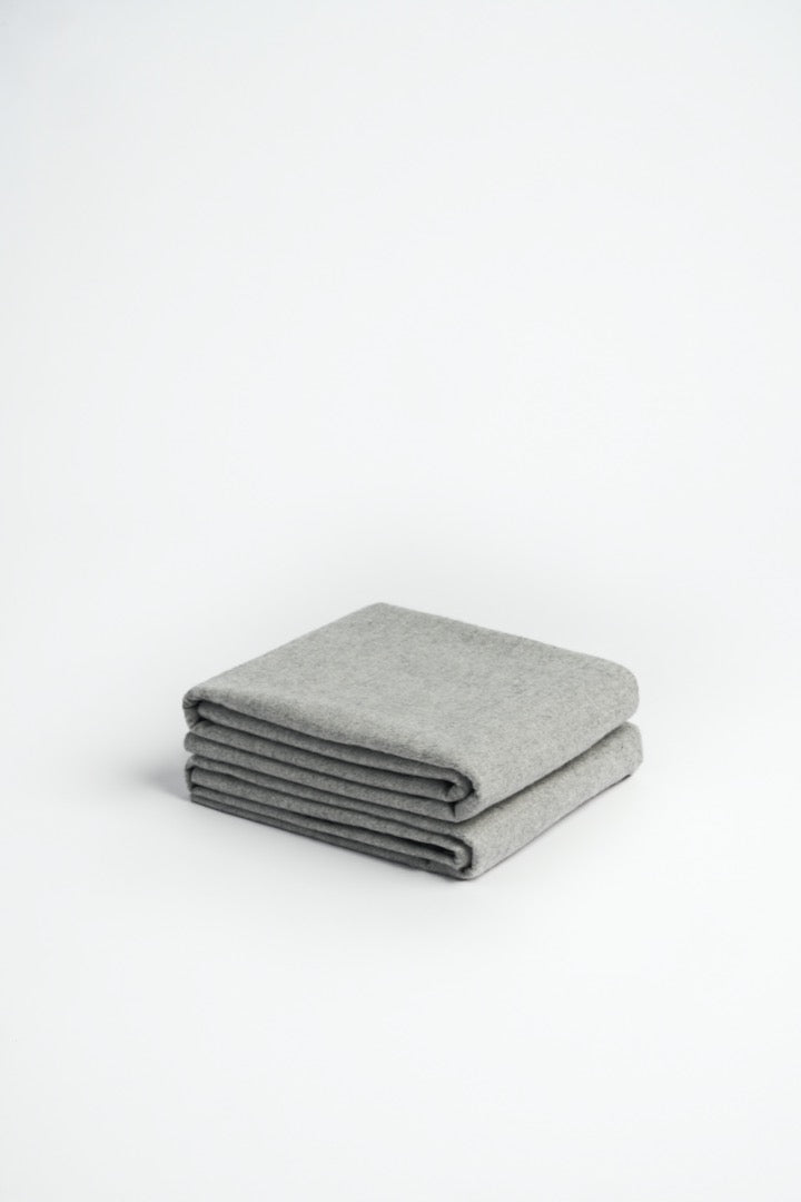 Organic and Fairtrade Warm + Cozy Cotton Flannel Pillow Cases (Pair) | Color: Grey Melange | Size: Standard Refurbished - Takara (note: this is a Japanese brand, but it's possible refurbished available on Cerqular