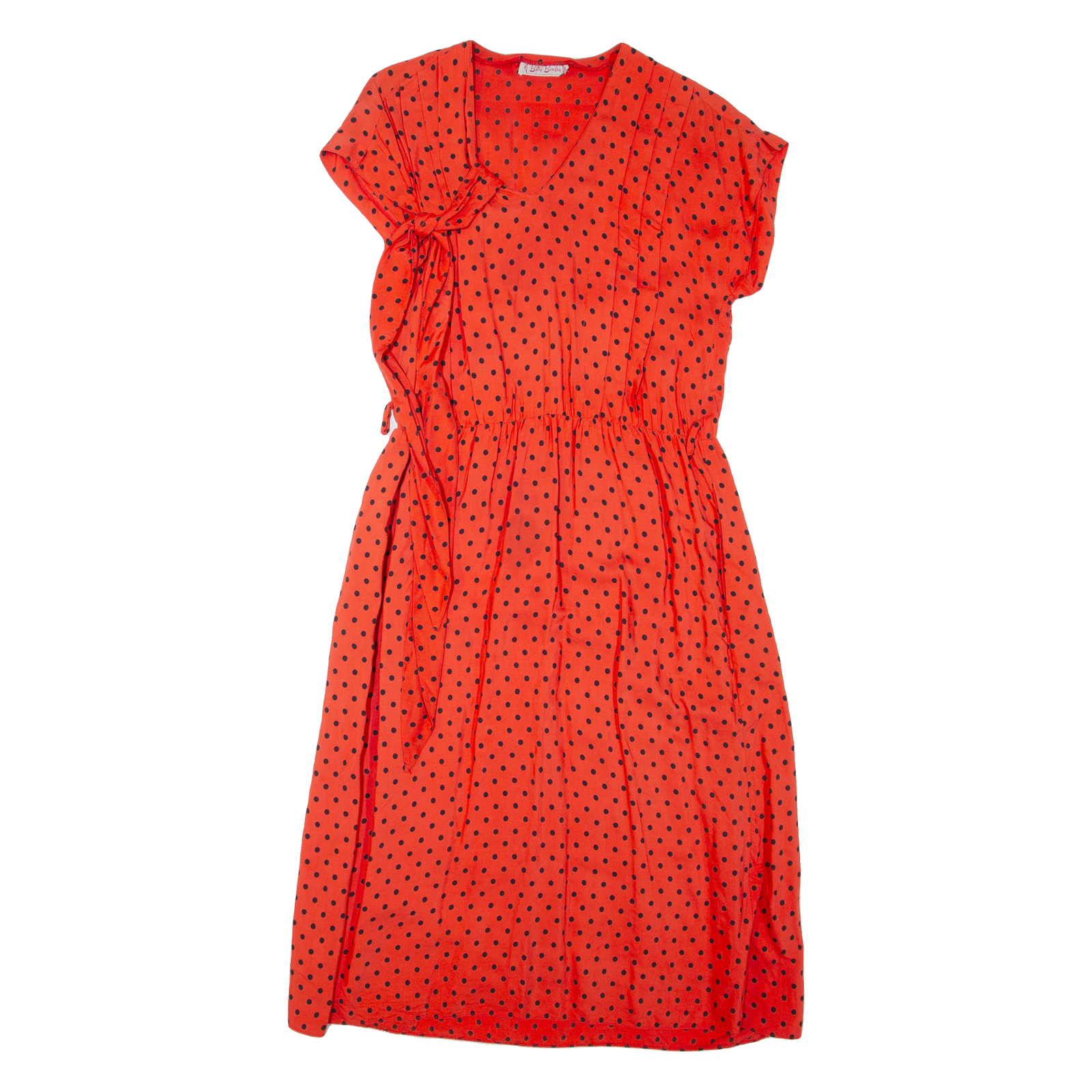 BETTY BARCLAY Womens Day Dress Orange Spotted Short Sleeve Knee Length M Refurbished - N/A refurbished available on Cerqular