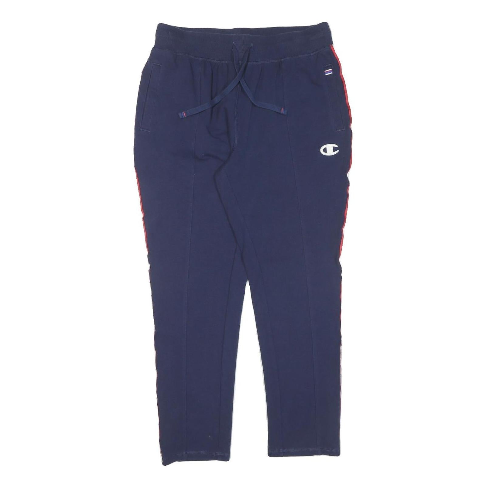 CHAMPION Womens Joggers Navy & White Cotton Slim Tapered M W28 L25 Refurbished - N/A refurbished available on Cerqular