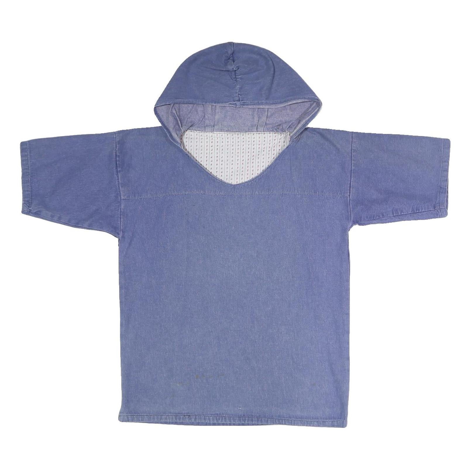 Womens Blue Hooded Pullover Hoodie S Cotton Blend Relaxed Fit Casual Style Refurbished - N/A refurbished available on Cerqular