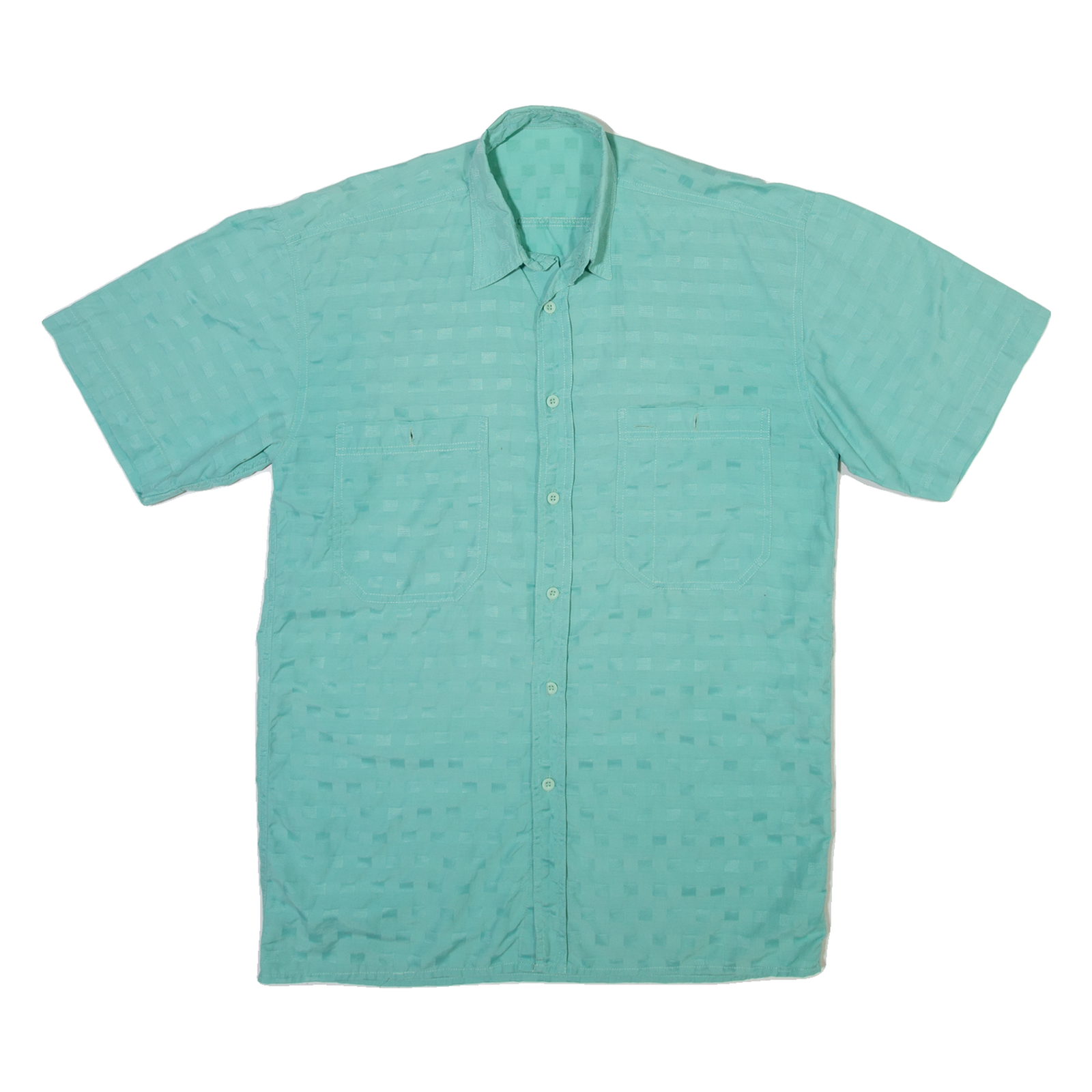 Mens Shirt Green Geometric M Refurbished - N/A refurbished available on Cerqular
