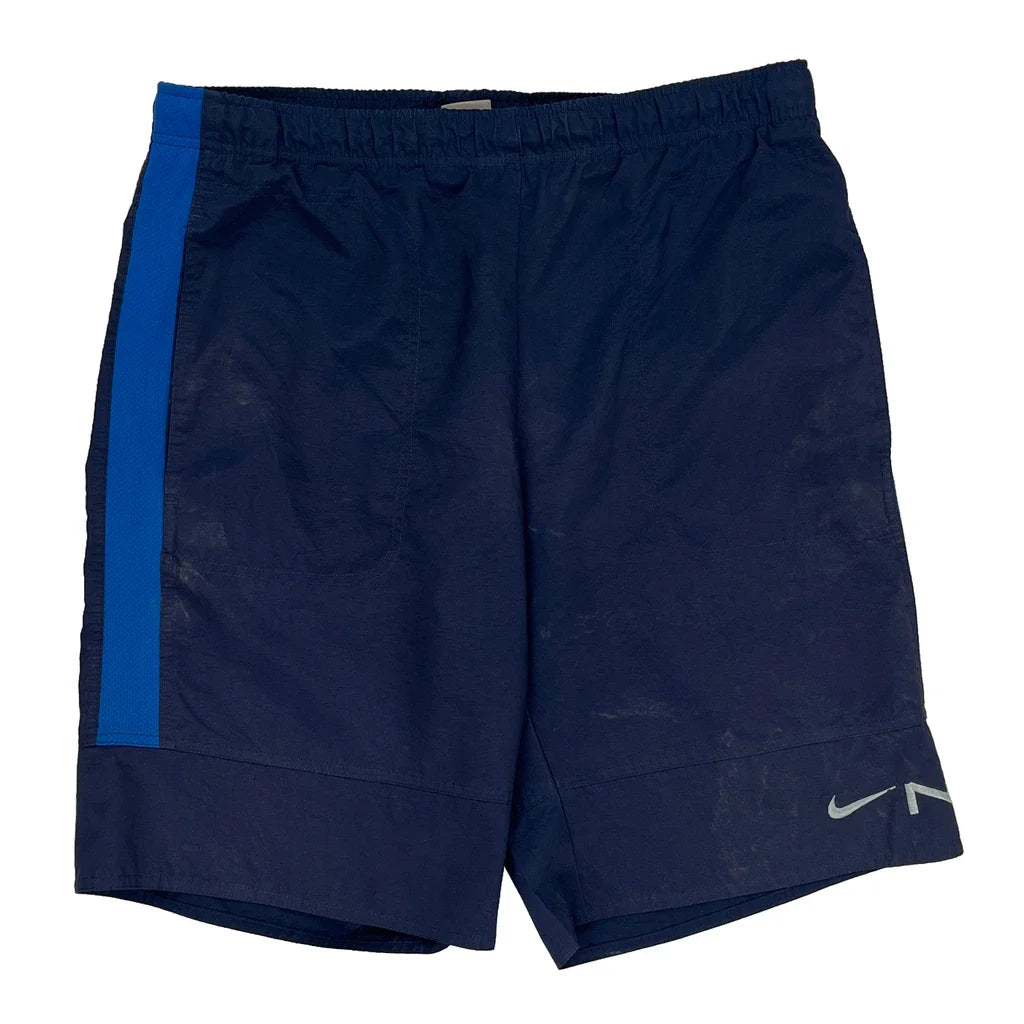 Buy Nike Sport Shorts - Small Navy Polyester Refurbished - $20.09 Nike Sport Shorts - Small Navy Polyester Refurbished - Thrifted (note: this is a term often used to describe second- refurbished available on Cerqular