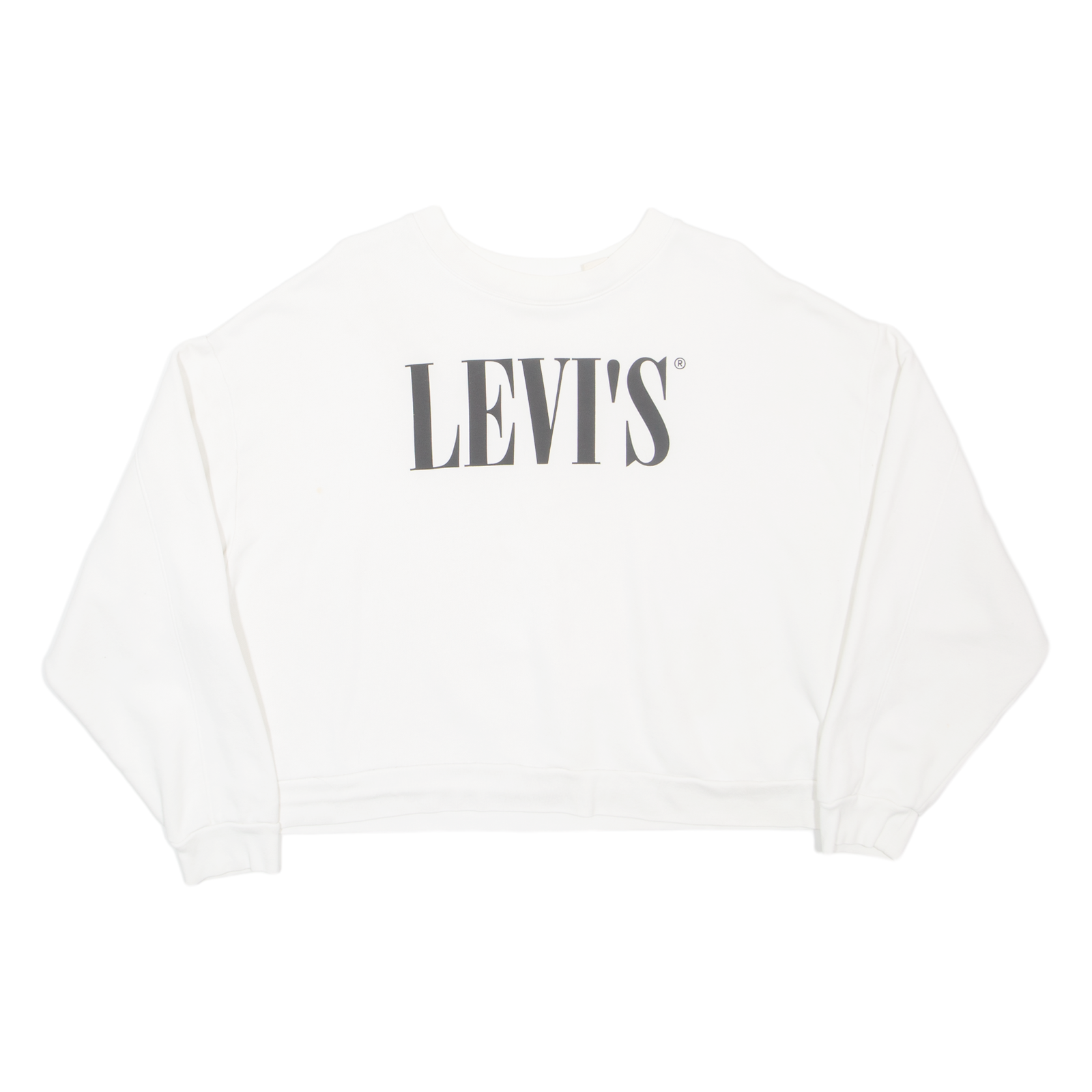Buy LEVI'S Cropped Womens Sweatshirt Cream L Refurbished - $15.59 LEVI'S Cropped Womens Sweatshirt Cream L Refurbished - N/A refurbished available on Cerqular